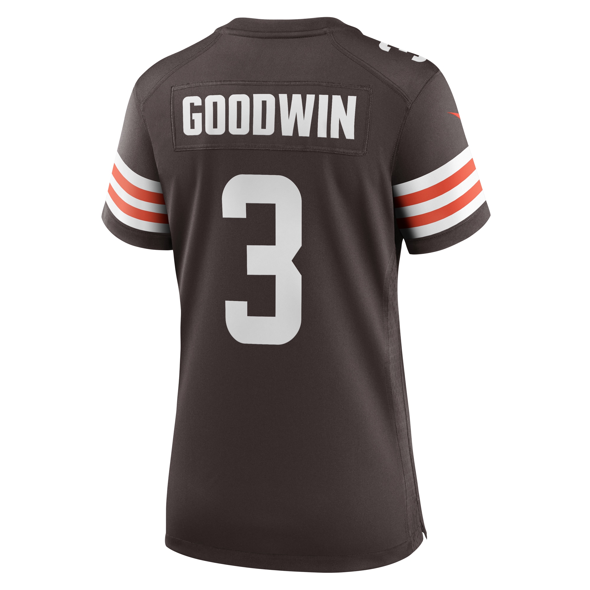 Cleveland Browns Marquise Goodwin Brown Team Game NFL Jersey Women's