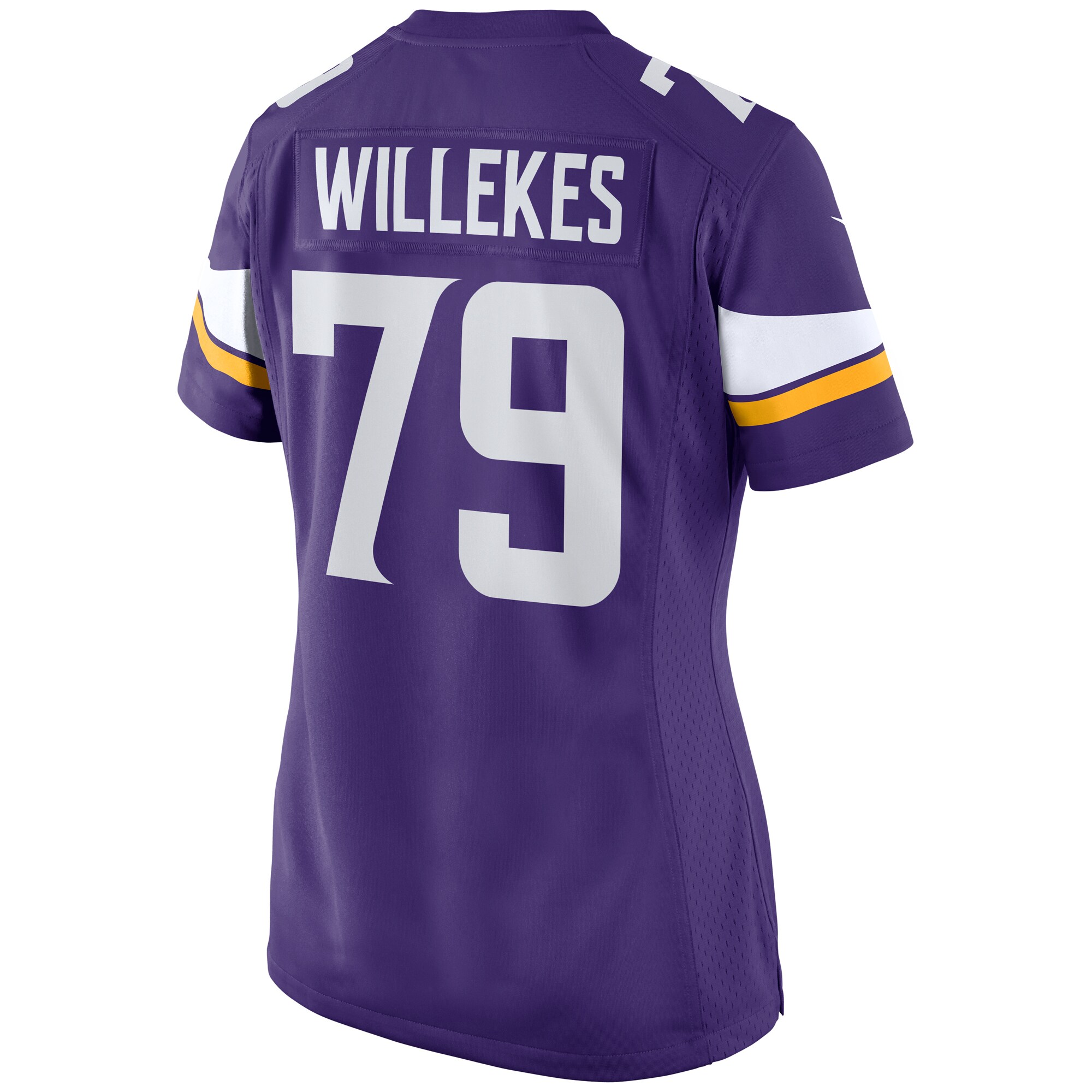 Minnesota Vikings Kenny Willekes Purple Game NFL Jersey Women's