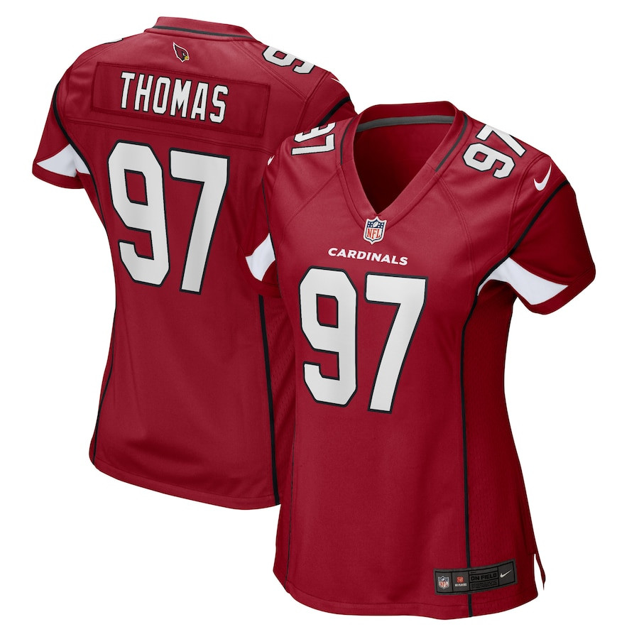 Cameron Thomas 97 Arizona Cardinals Game Cardinal NFL Jersey Women's