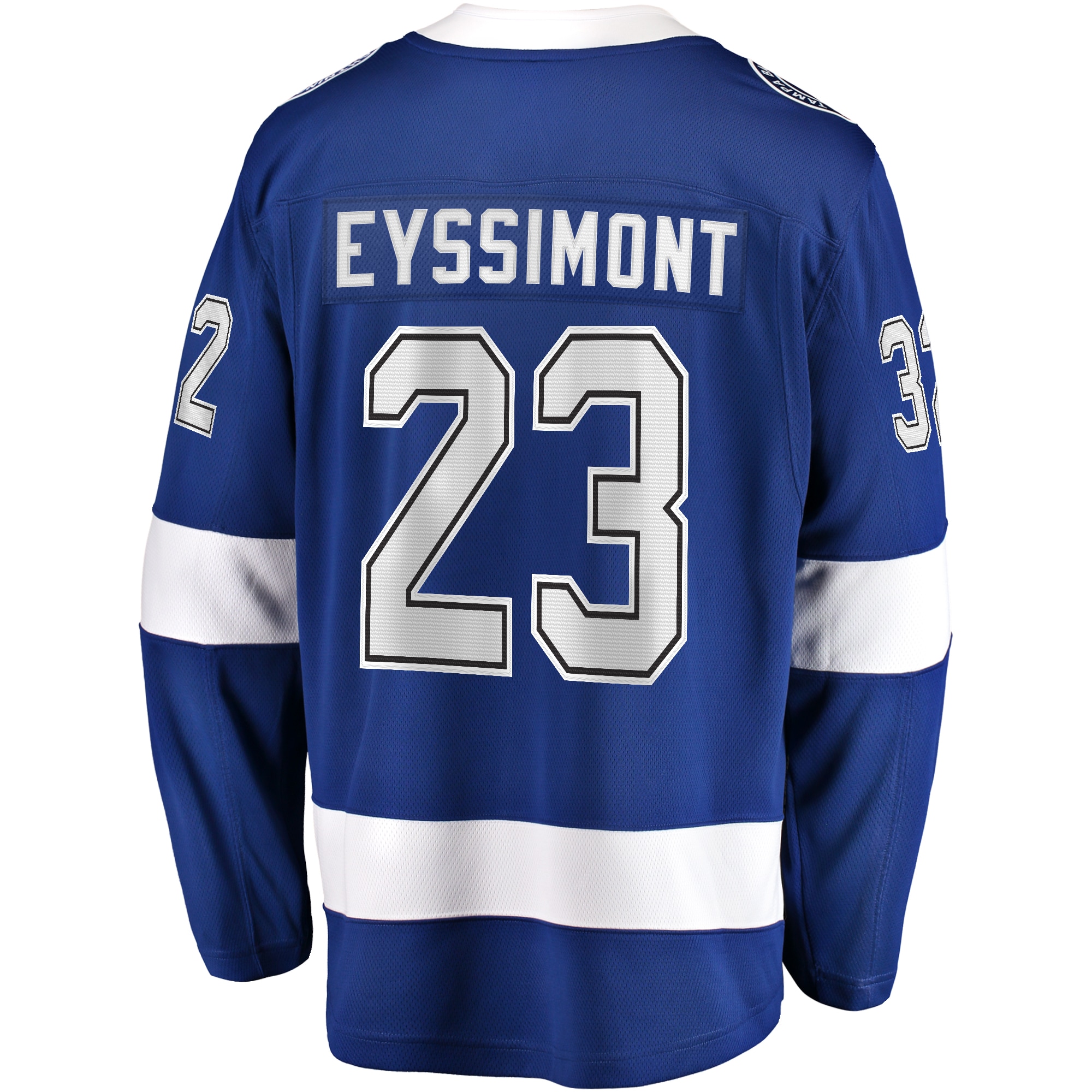 Tampa Bay Lightning Michael Eyssimont Blue Home Premier Breakaway Player NHL Jersey Men's