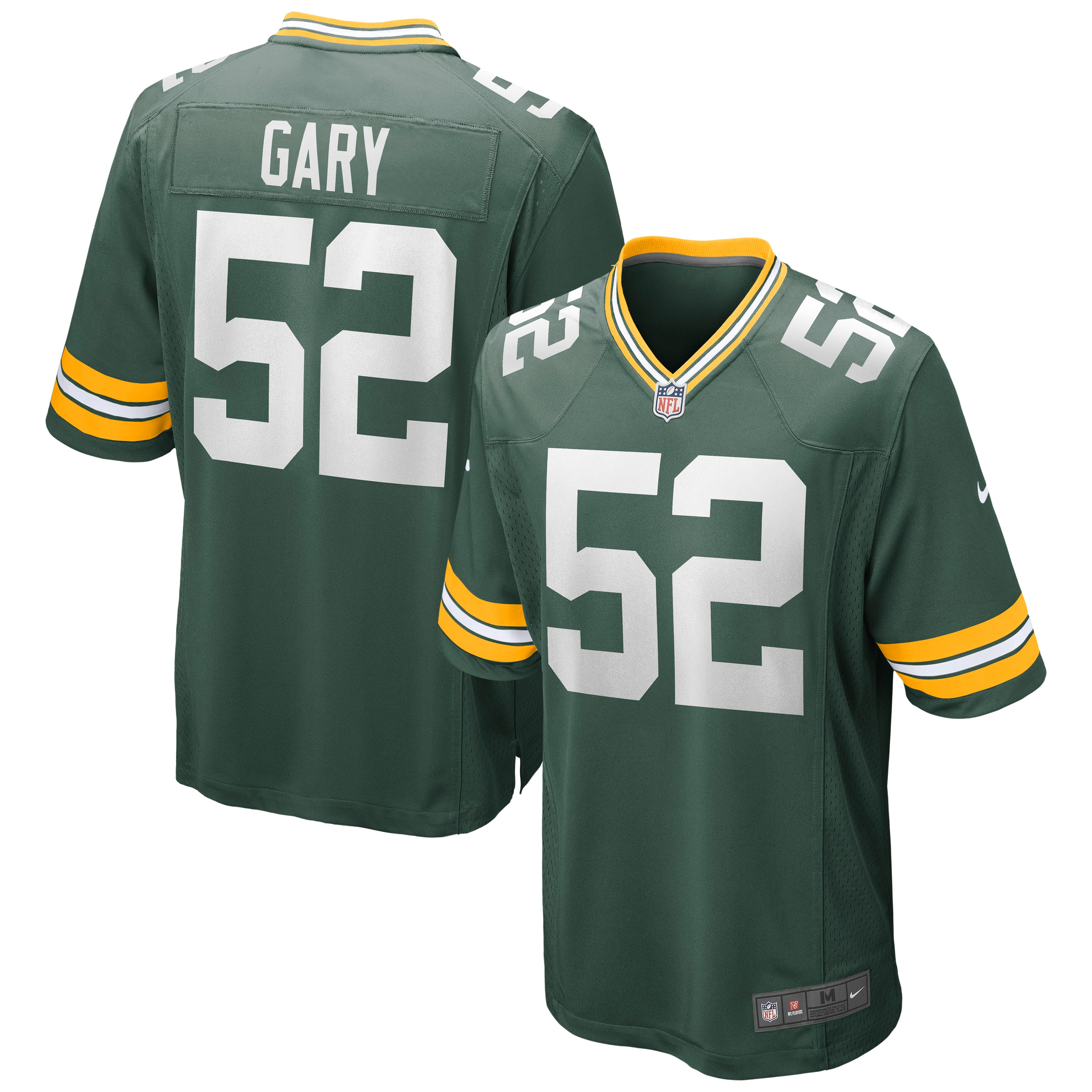 Green Bay Packers Rashan Gary Green Game NFL Jersey Men's