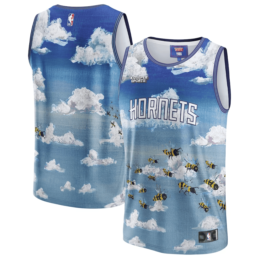 Charlotte Hornets KidSuper Studio Unisex Hometown Blue NBA Jersey Unisex