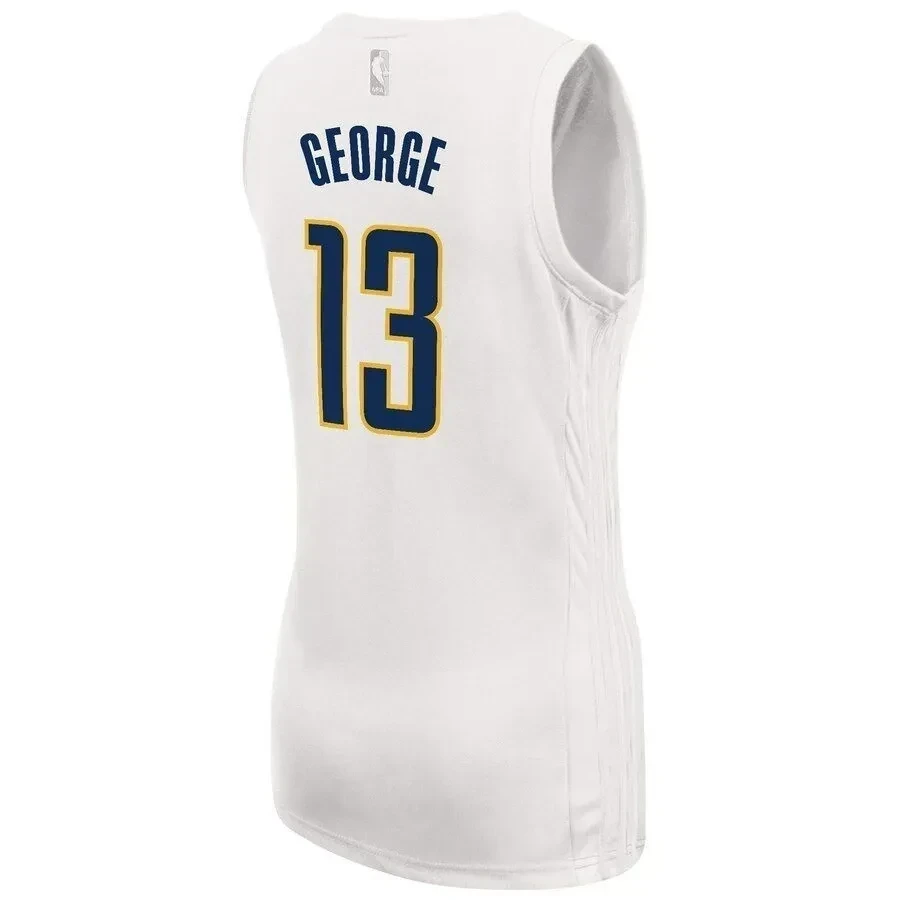 Paul George Indiana Pacers Fashion White NBA Jersey Women's