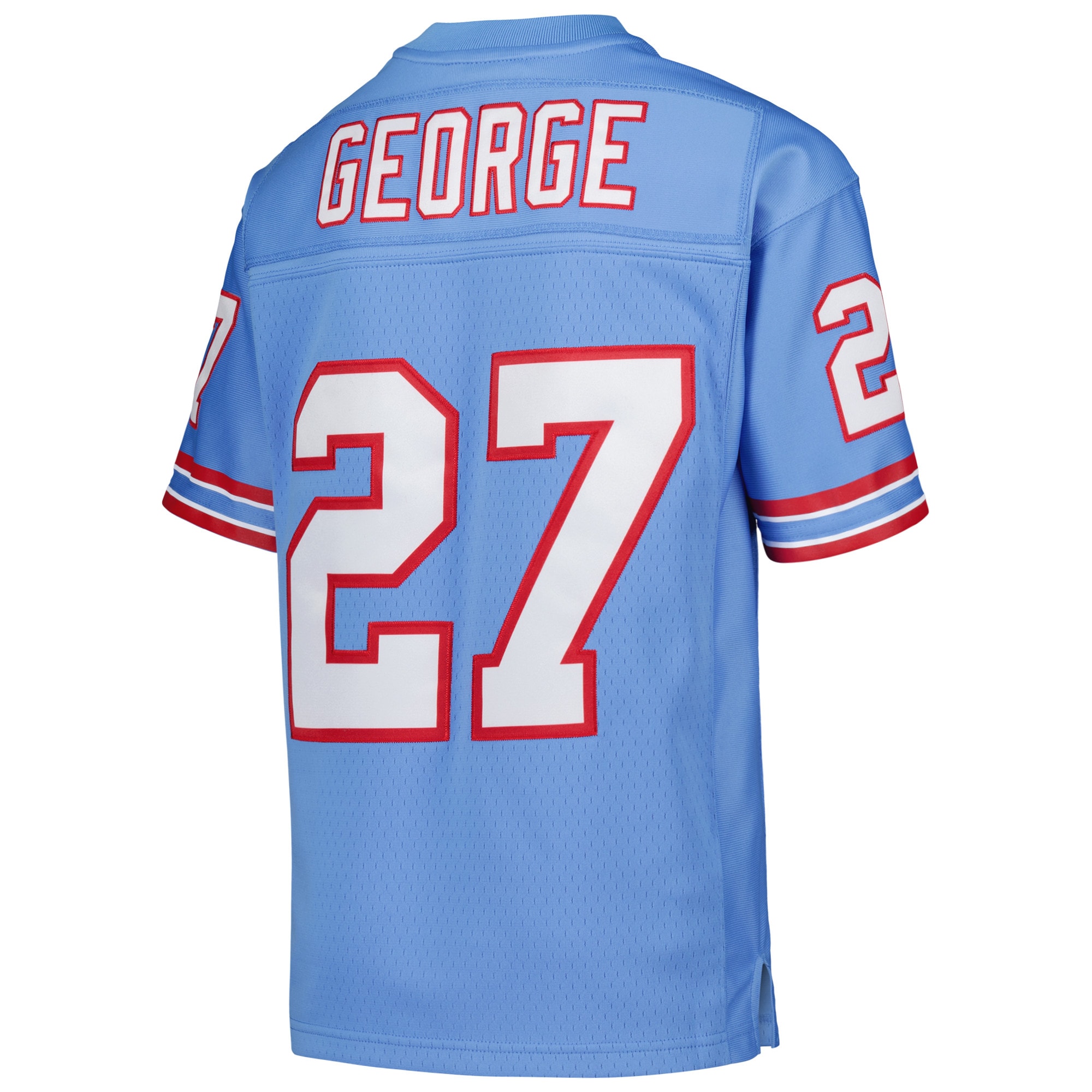 Houston Oilers Eddie George Mitchell Ness Light Blue Gridiron Classics 1997 Retired Player Legacy NFL Jersey Youth