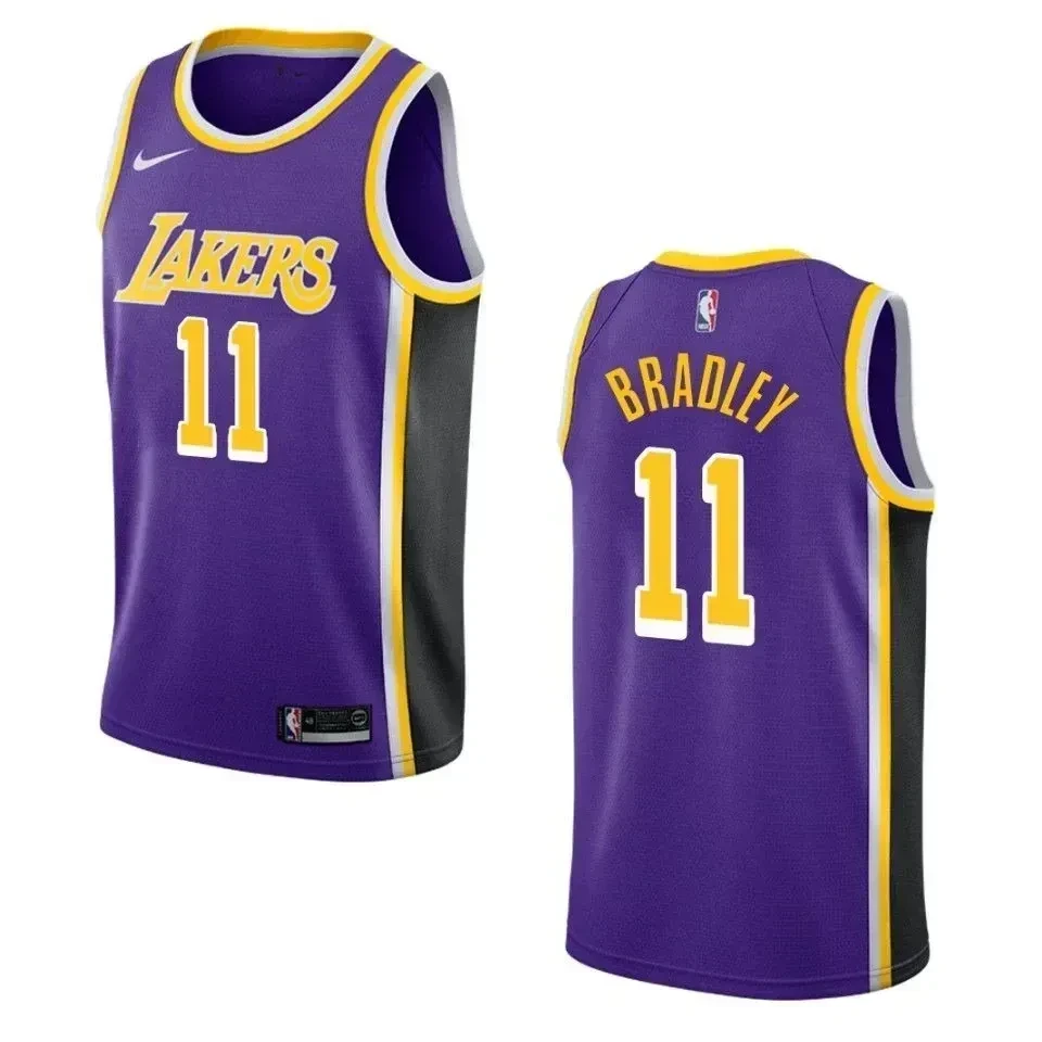 Los Angeles Lakers 11 Avery Bradley Statement Swingman Purple NBA Jersey Men's