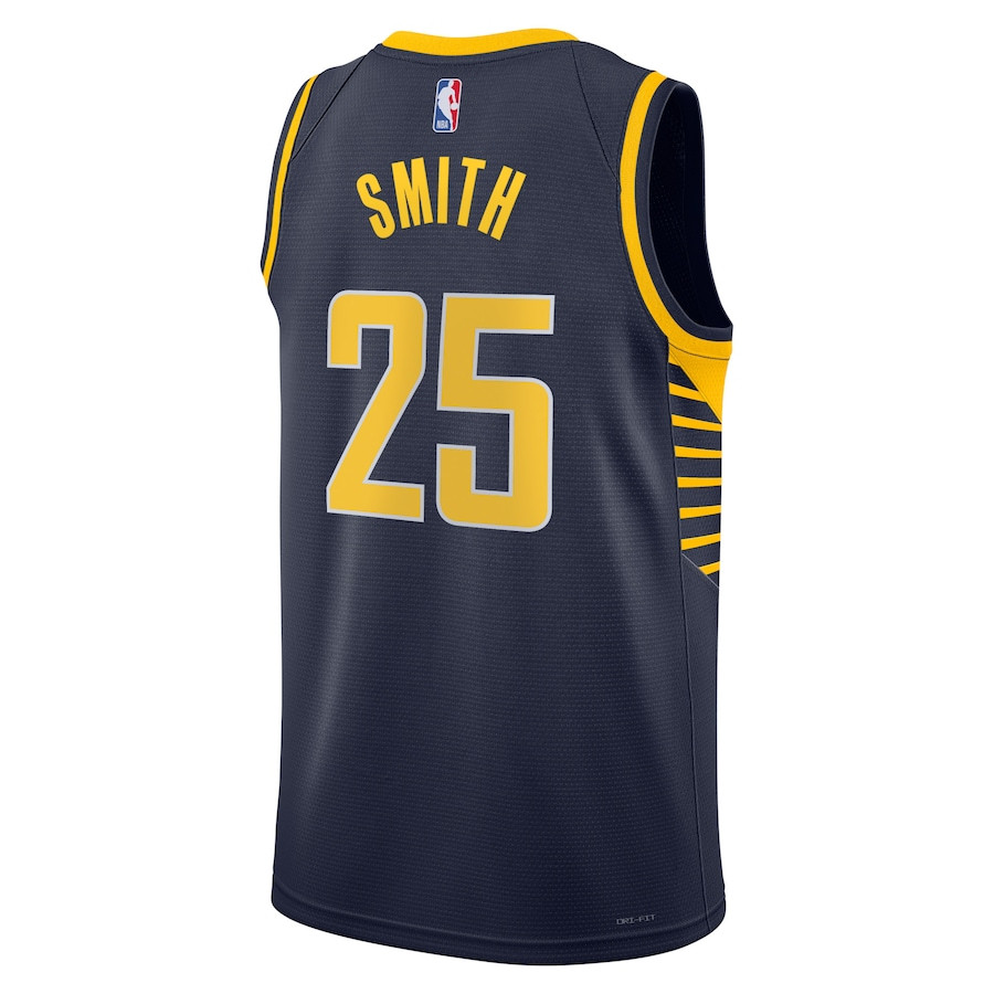 Jalen Smith 25 Indiana Pacers Unisex Swingman Icon Edition Navy NBA Jersey Unisex