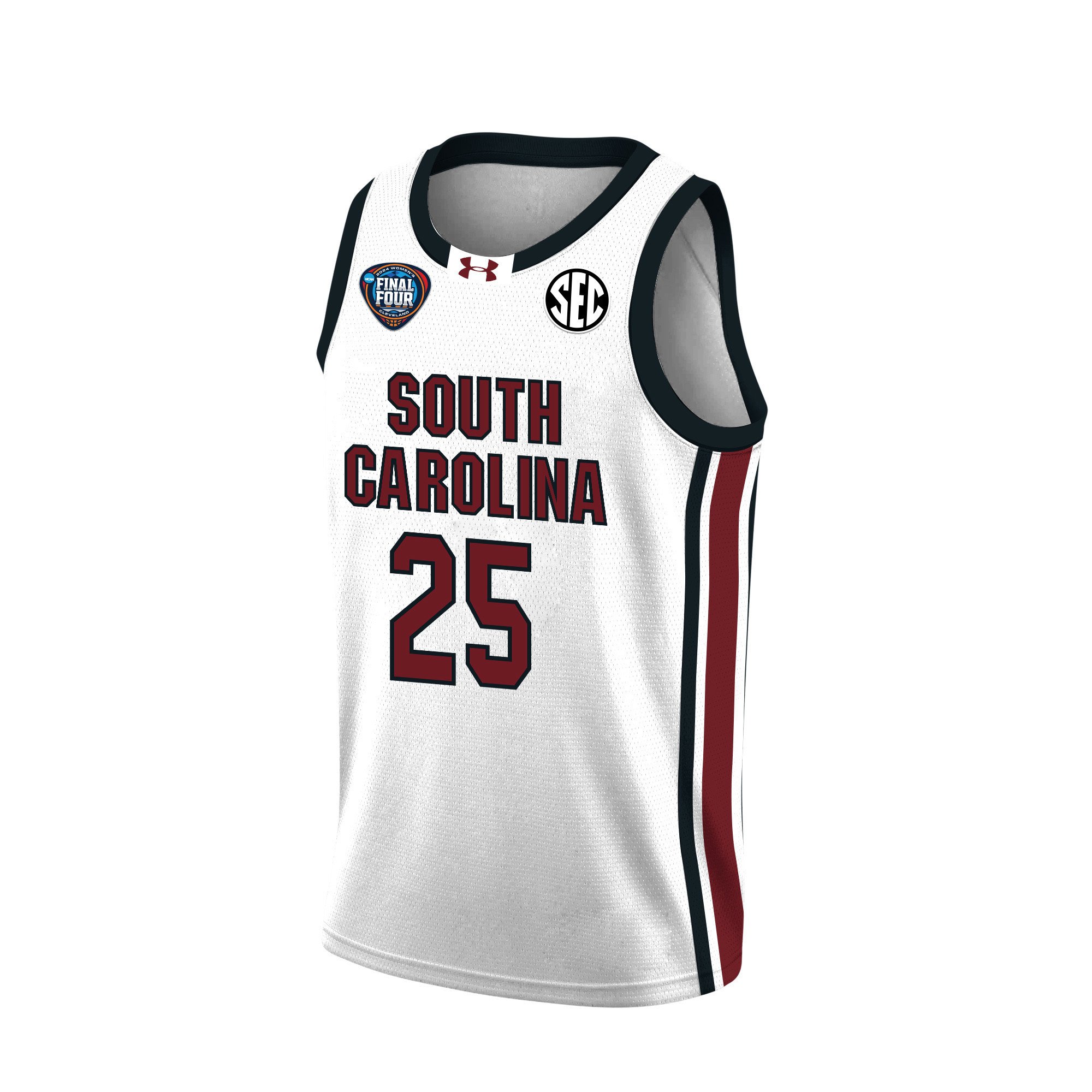 Raven Johnson 25 South Carolina 2024 Final Four Patch Unisex NCAA Jersey Unisex