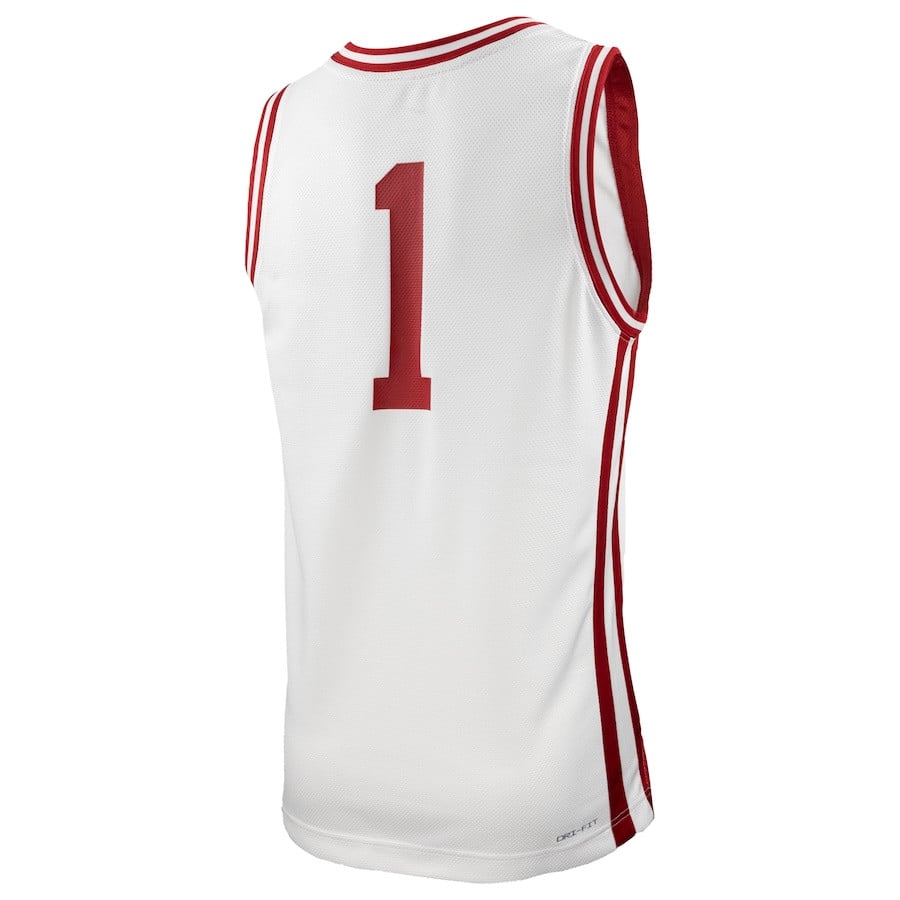 Arkansas Razorbacks White #1 NCAA Jersey Men's
