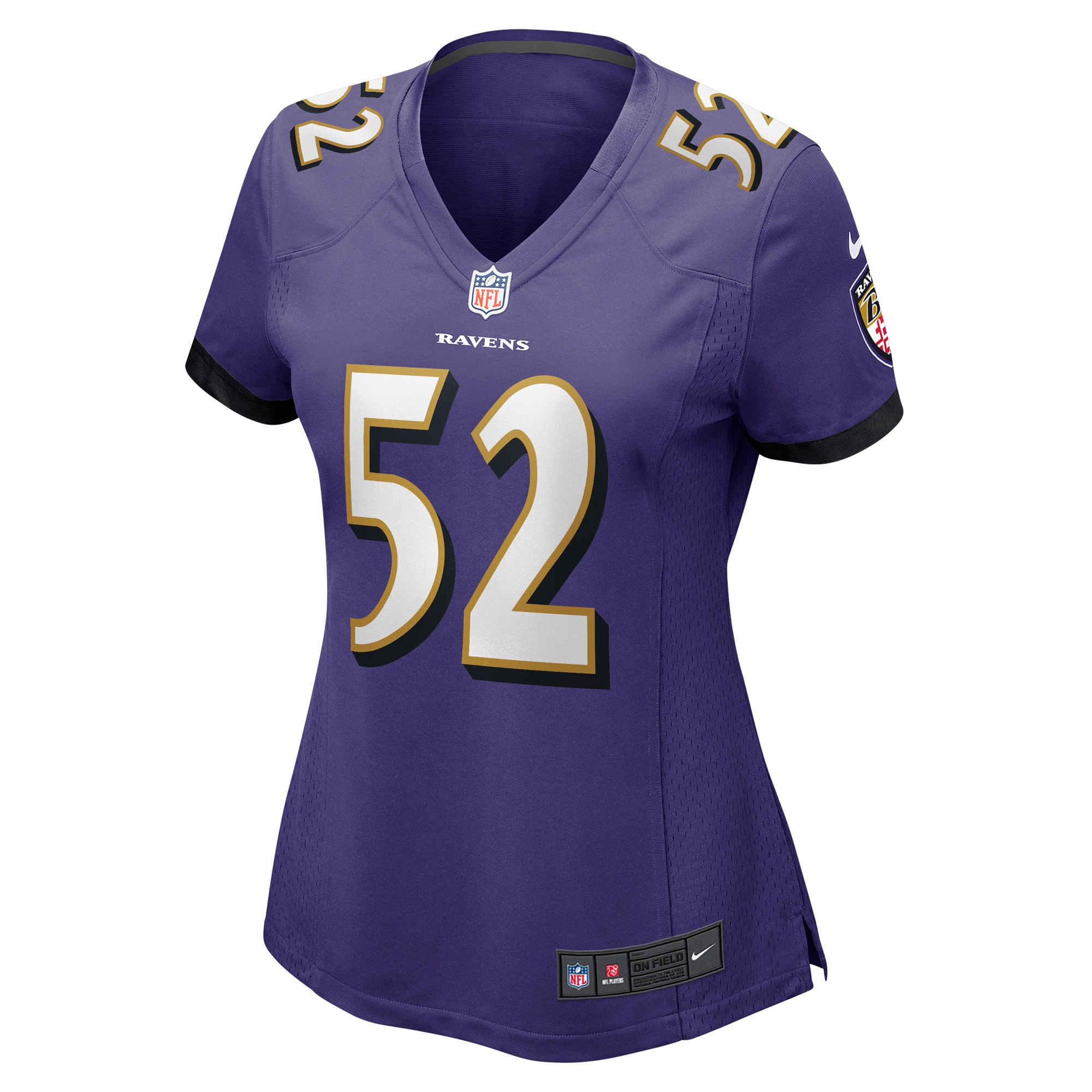 Baltimore Ravens Ray Lewis Purple Retired Player NFL Jersey Women's