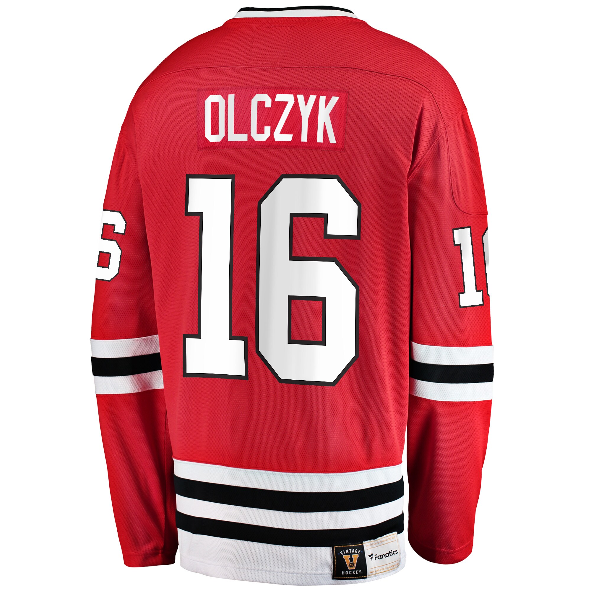 Chicago Blackhawks Eddie Olczyk Red Premier Breakaway Retired Player NHL Jersey Men's