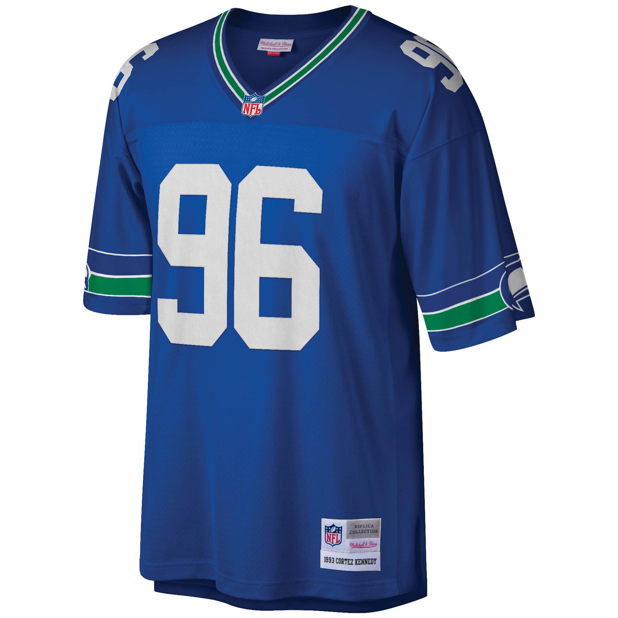 Seattle Seahawks Cortez Kennedy Mitchell Ness Royal Legacy NFL Jersey Men's