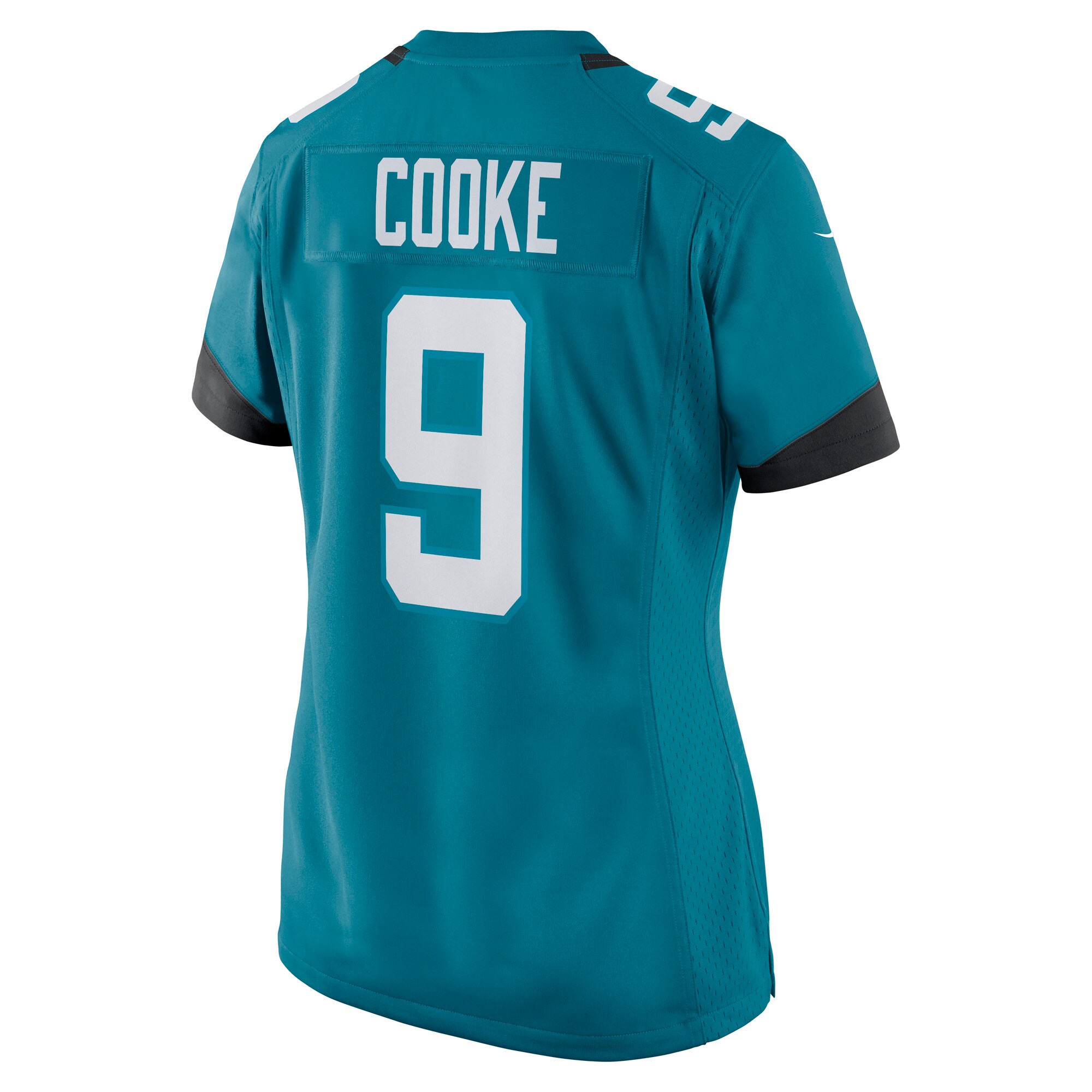 Jacksonville Jaguars Logan Cooke Teal Game NFL Jersey Women's