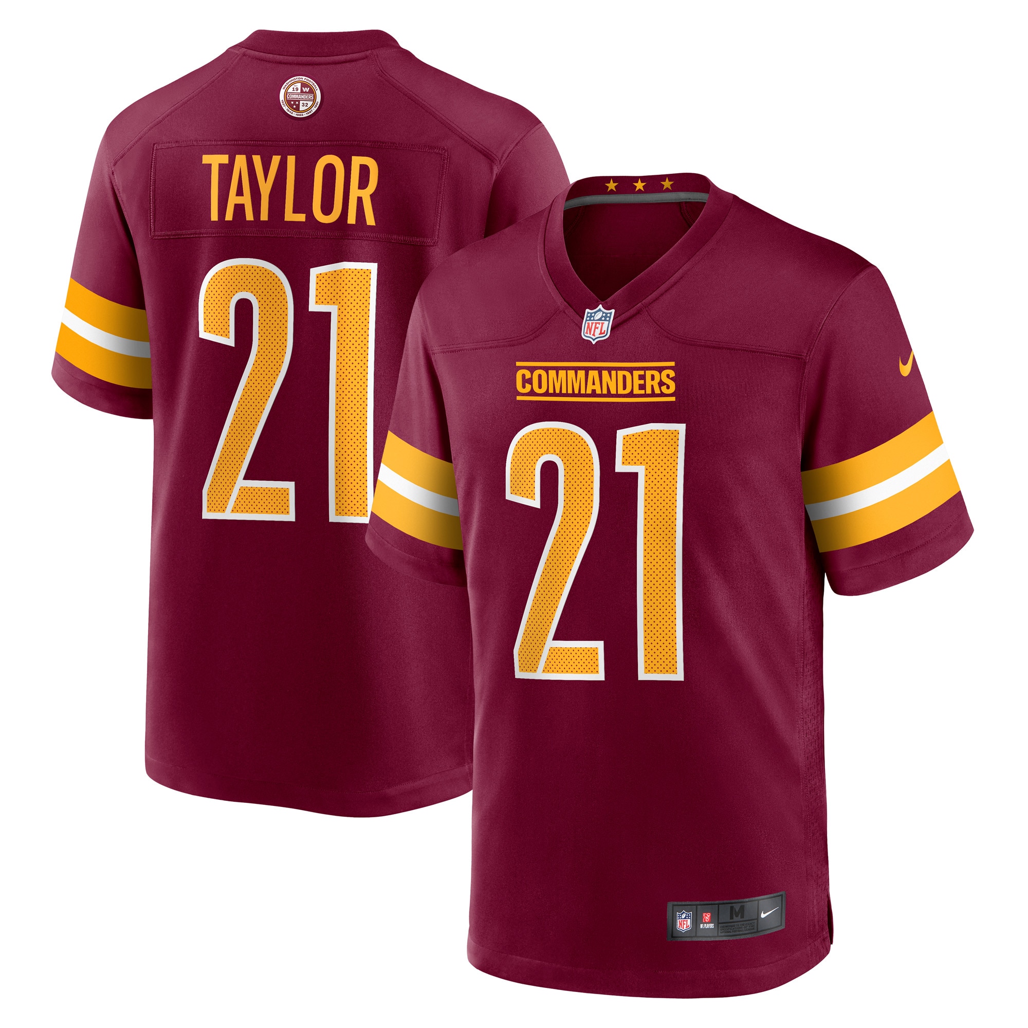 Washington Commanders Sean Taylor Burgundy Player Game NFL Jersey Men's