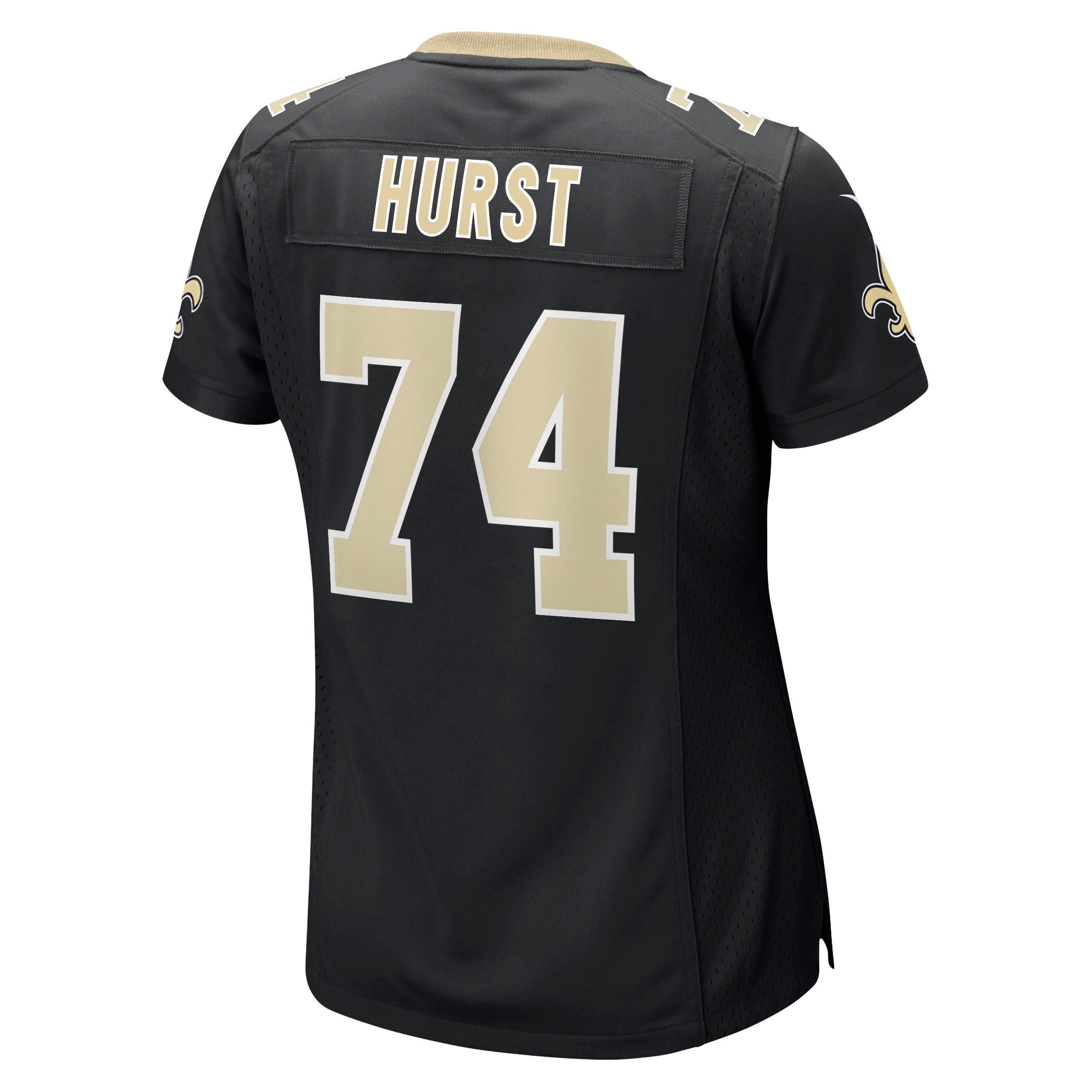 New Orleans Saints James Hurst Black Game NFL Jersey Women's