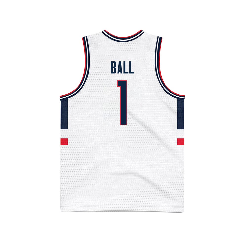 Solomon Ball 1 UConn Huskies 2024 National Champions Patch Unisex NCAA Jersey Unisex