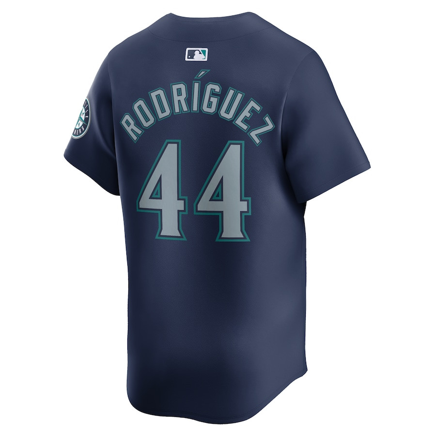 Julio Rodr?guez 44 Seattle Mariners Road Limited Navy MLB Jersey Men's