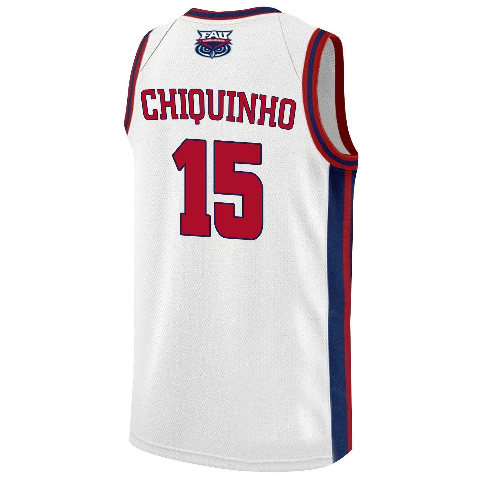 Alijah Martin 15 FAU Owls 2023 Final Four White NCAA Jersey Men's