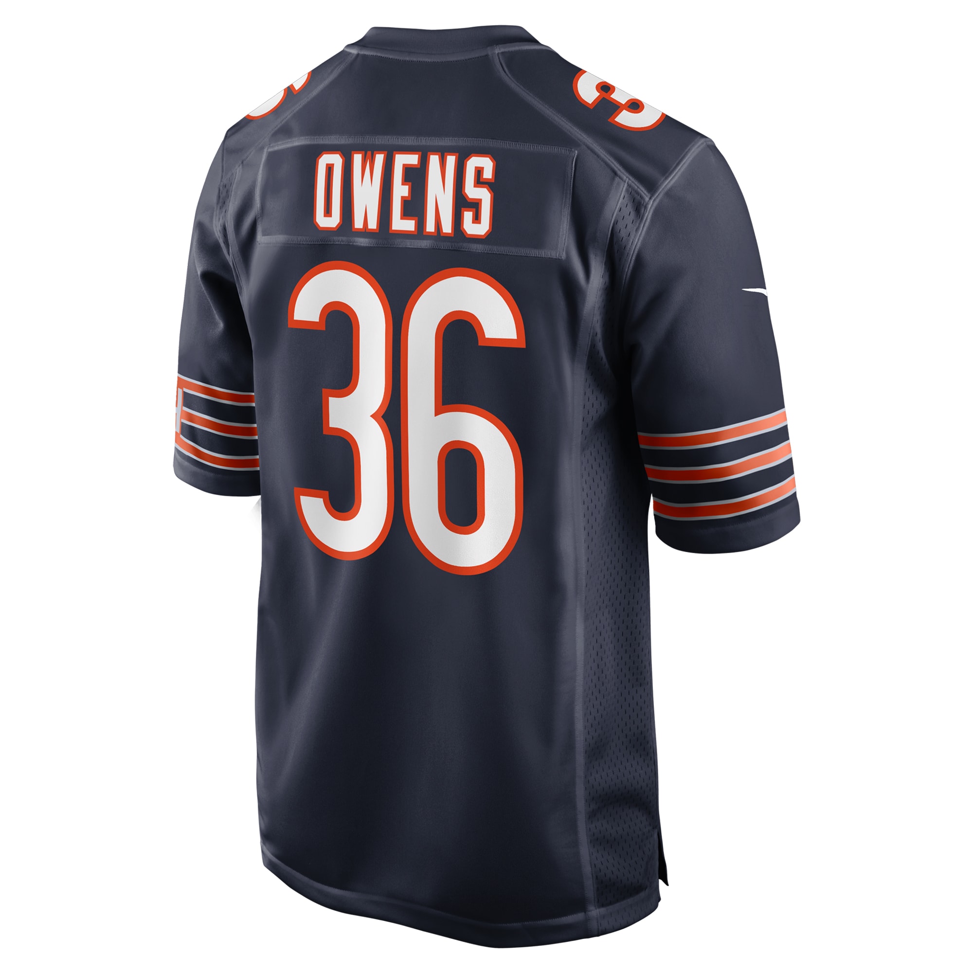 Chicago Bears Jonathan Owens Navy Game NFL Jersey Men's