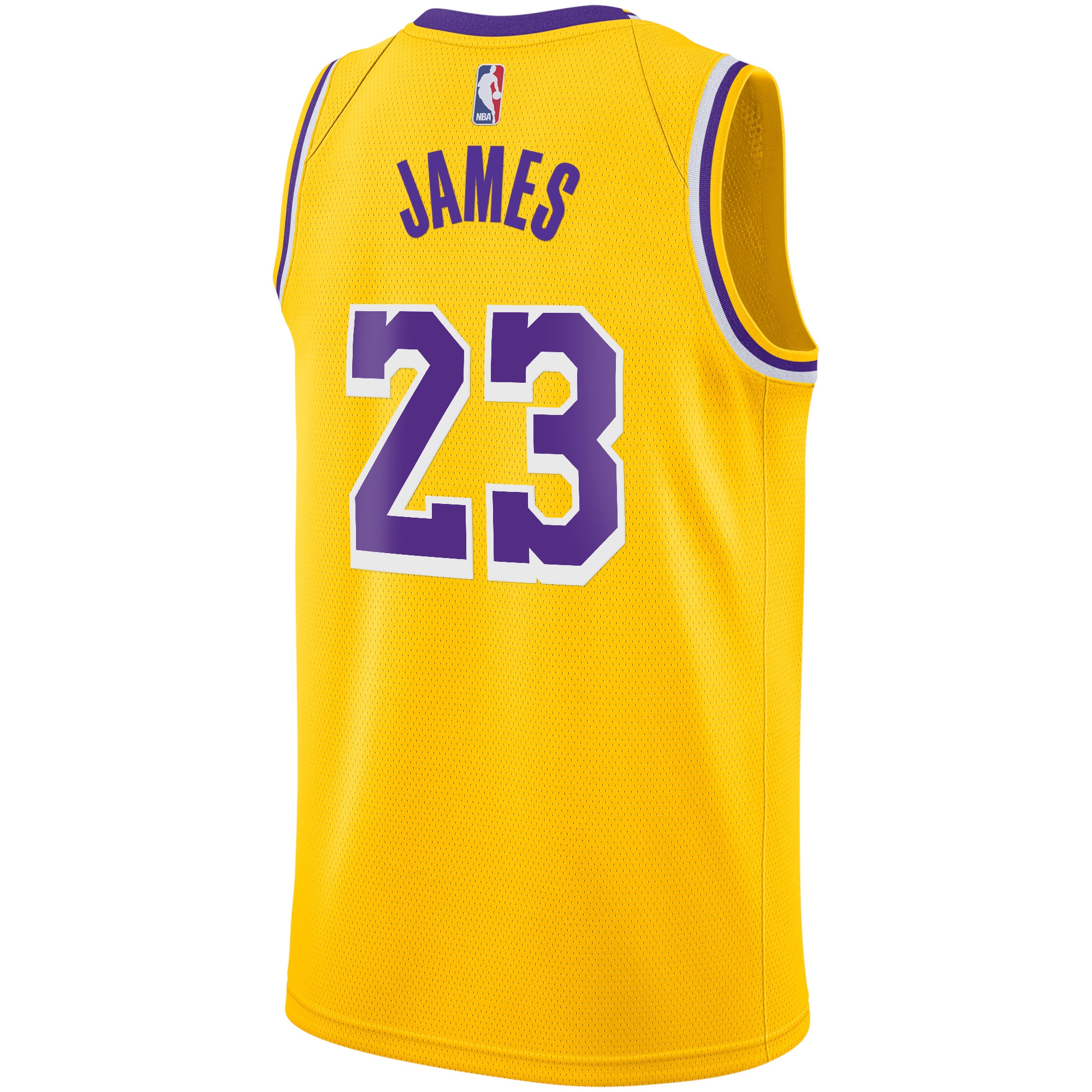 Los Angeles Lakers Icon Swingman LeBron Jame NBA Jersey Youth