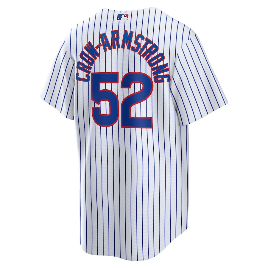 Pete Crow-Armstrong 52 Chicago Cubs Home White MLB Jersey Men's