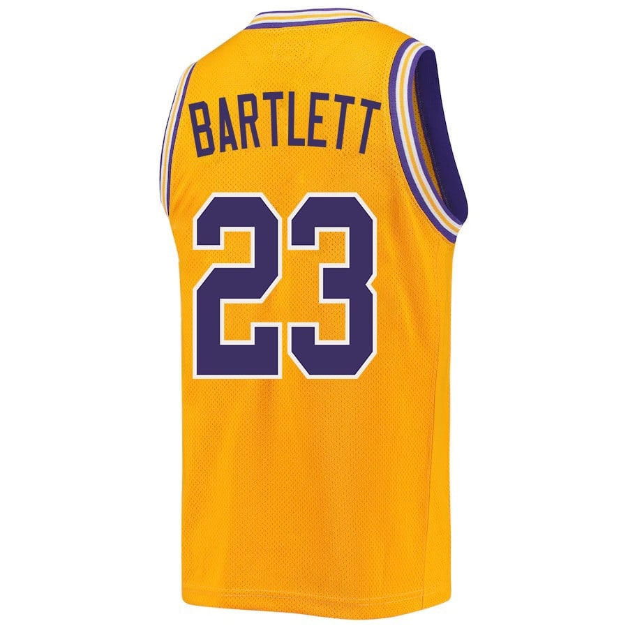 Amani Bartlett 23 LSU Tigers 2023 Retro- Gold NCAA Jersey Men's