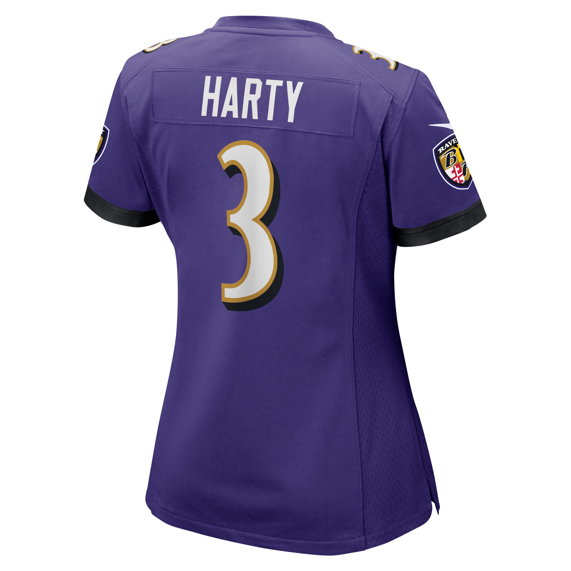 Baltimore Ravens Deonte Harty Purple Game NFL Jersey Women's