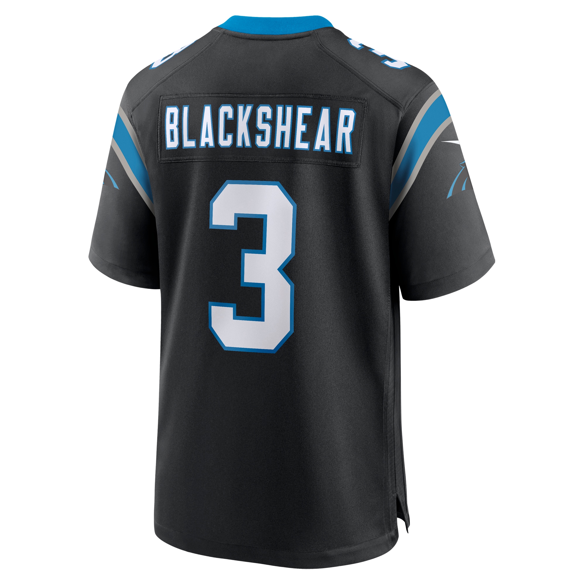 Carolina Panthers Raheem Blackshear Black Team Game NFL Jersey Men's