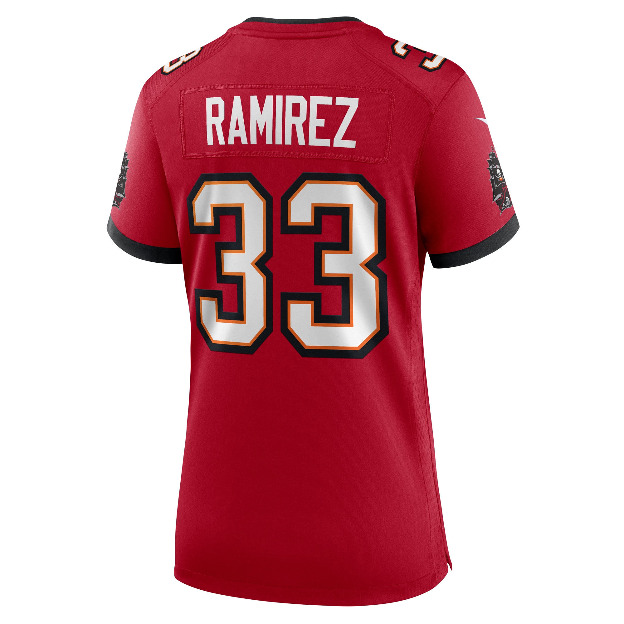 Tampa Bay Buccaneers Jose Ramirez Red Game NFL Jersey Women's