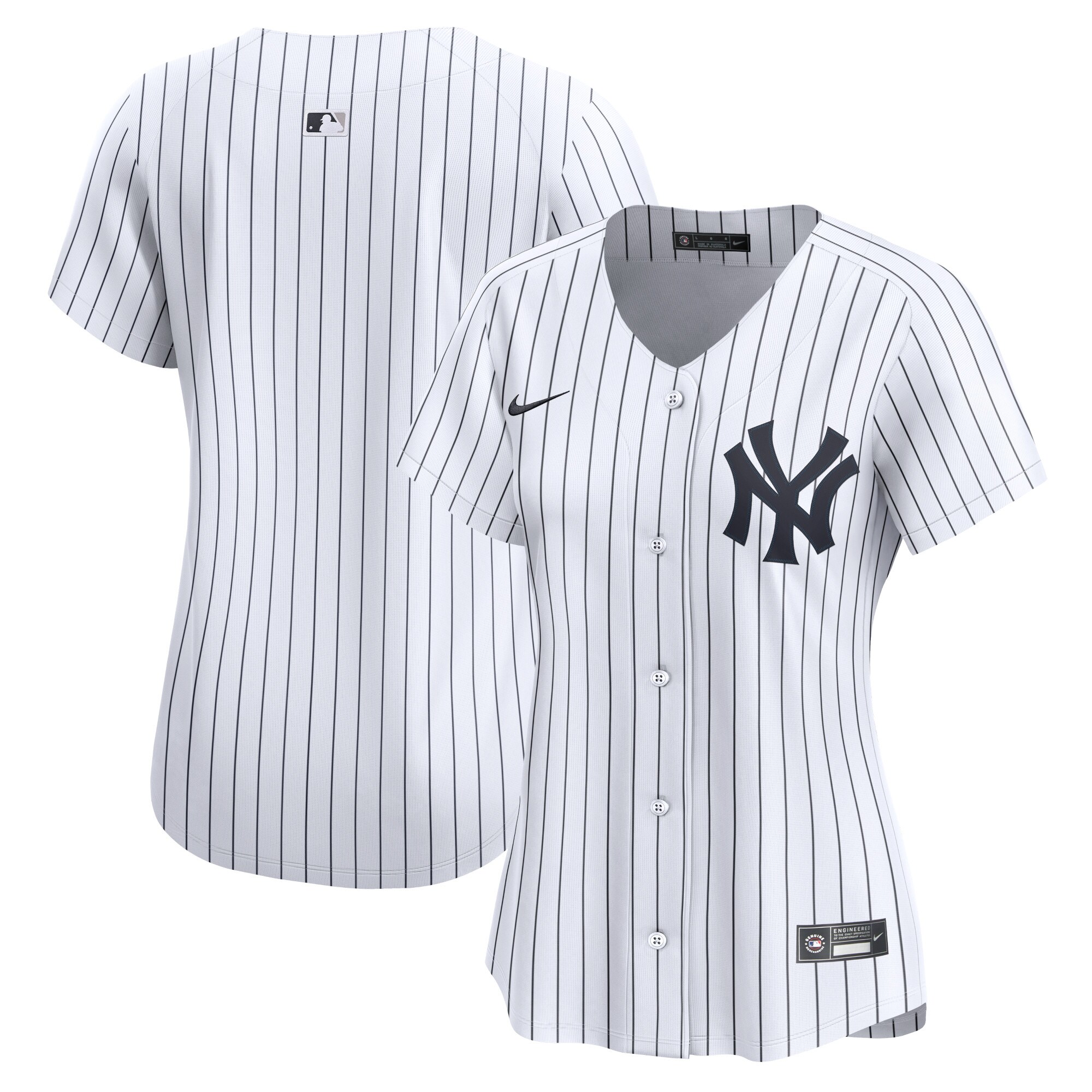 New York Yankees White Home Limited MLB Jersey Women's