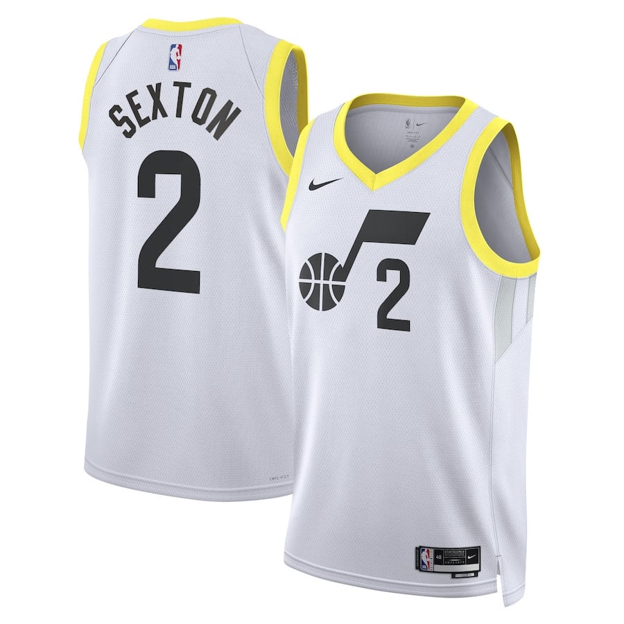 Colin Sexton 2 Utah Jazz Unisex Swingman Association Editio White NBA Jersey Unisex