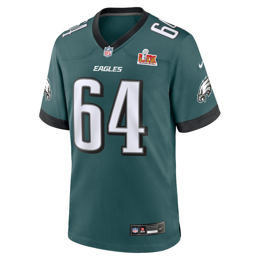 Brett Toth #64 Philadelphia Eagles Super Bowl LIX Midnight Green NFL Jersey Youth