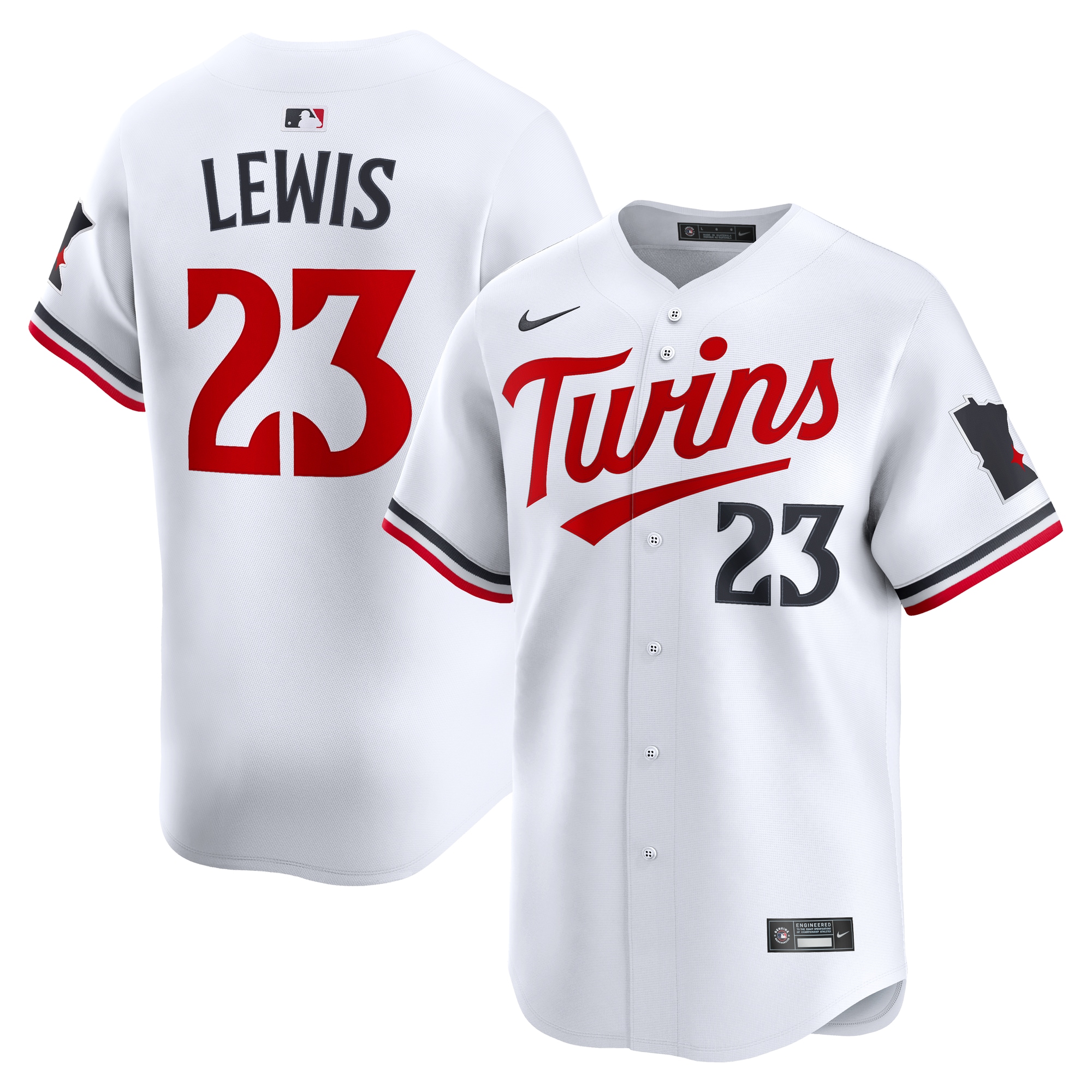 Minnesota Twins Royce Lewis White Home Limited Player MLB Jersey Men's