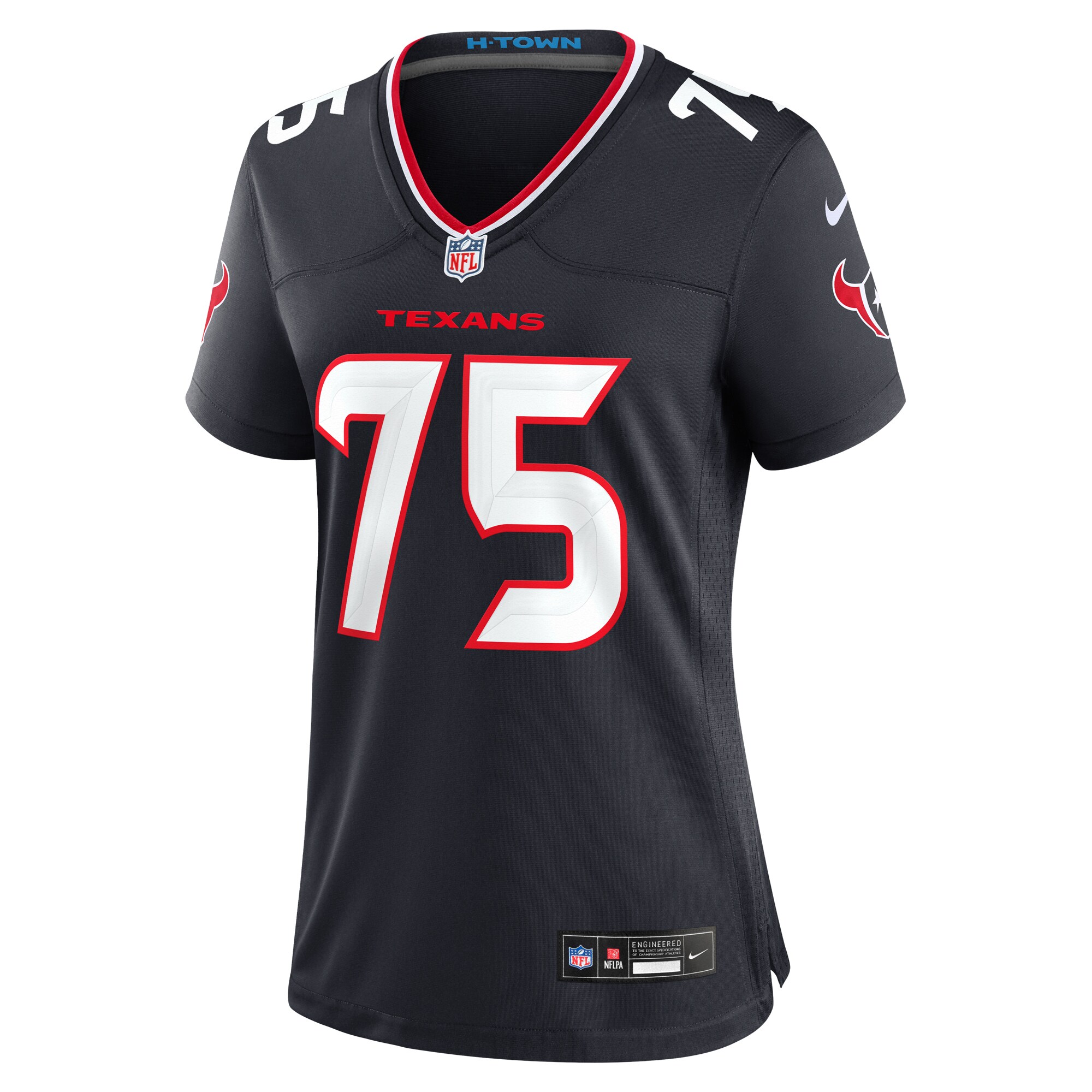 Houston Texans David Sharpe Navy Team Game NFL Jersey Women's