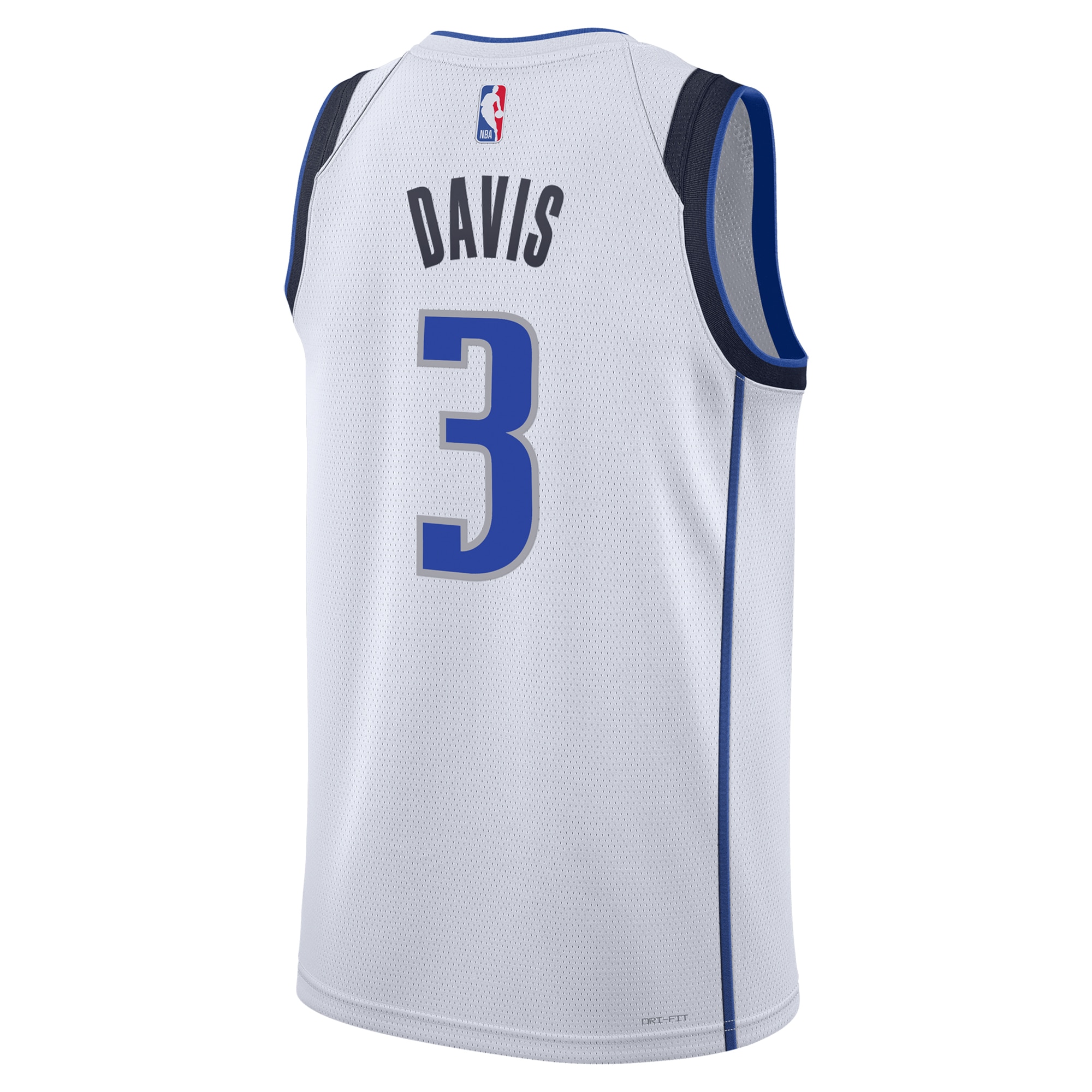 Dallas Mavericks Association Edition Swingman White Anthony Davi Unisex NBA Jersey Unisex
