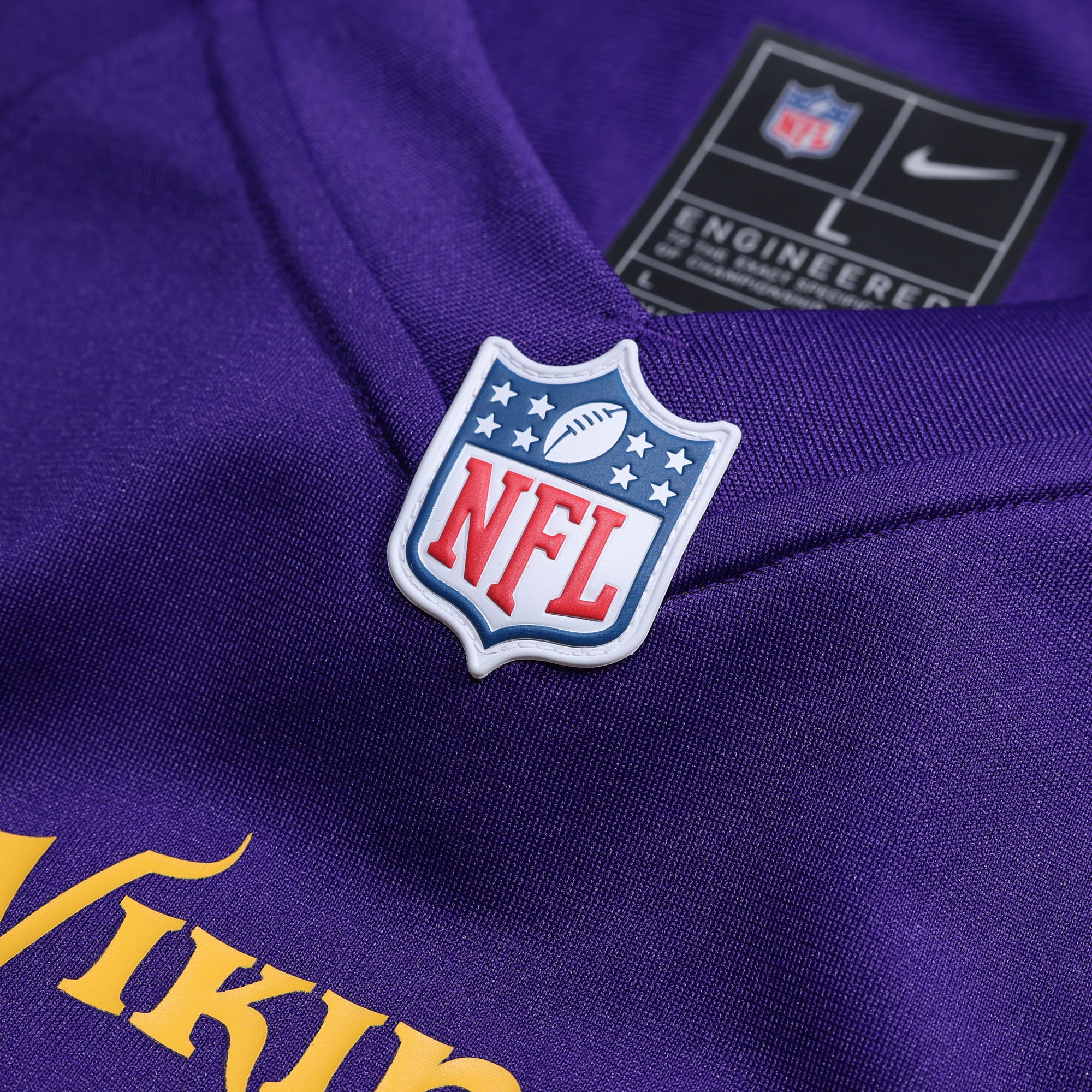 Minnesota Vikings Vederian Lowe Purple Game Player NFL Jersey Men's