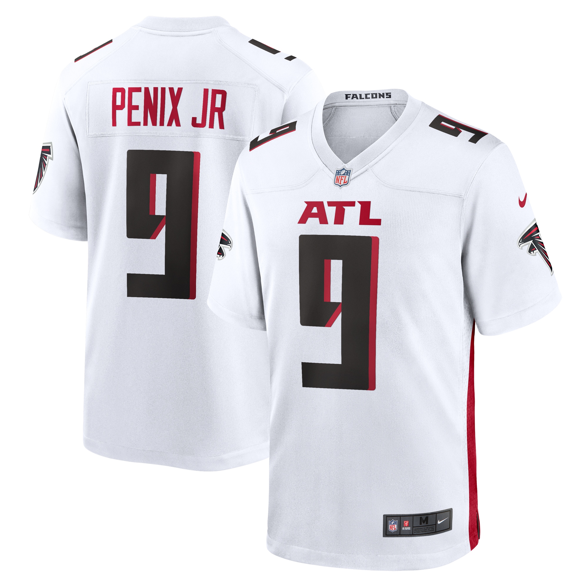 Atlanta Falcons Michael Penix Jr. White Game NFL Jersey Men's