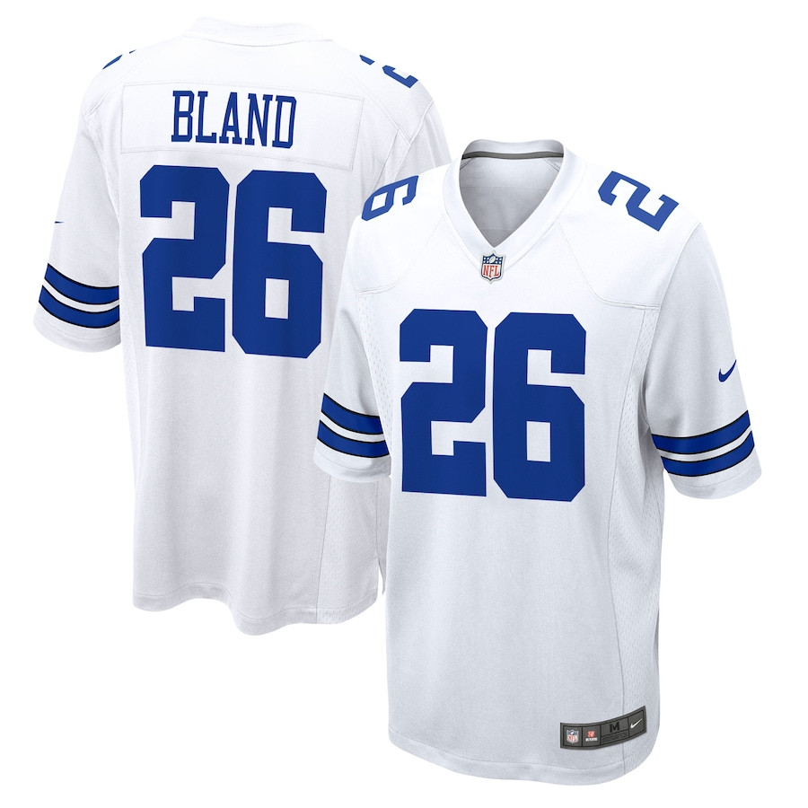 DaRon Bland 26 Dallas Cowboys Game White NFL Jersey Men's