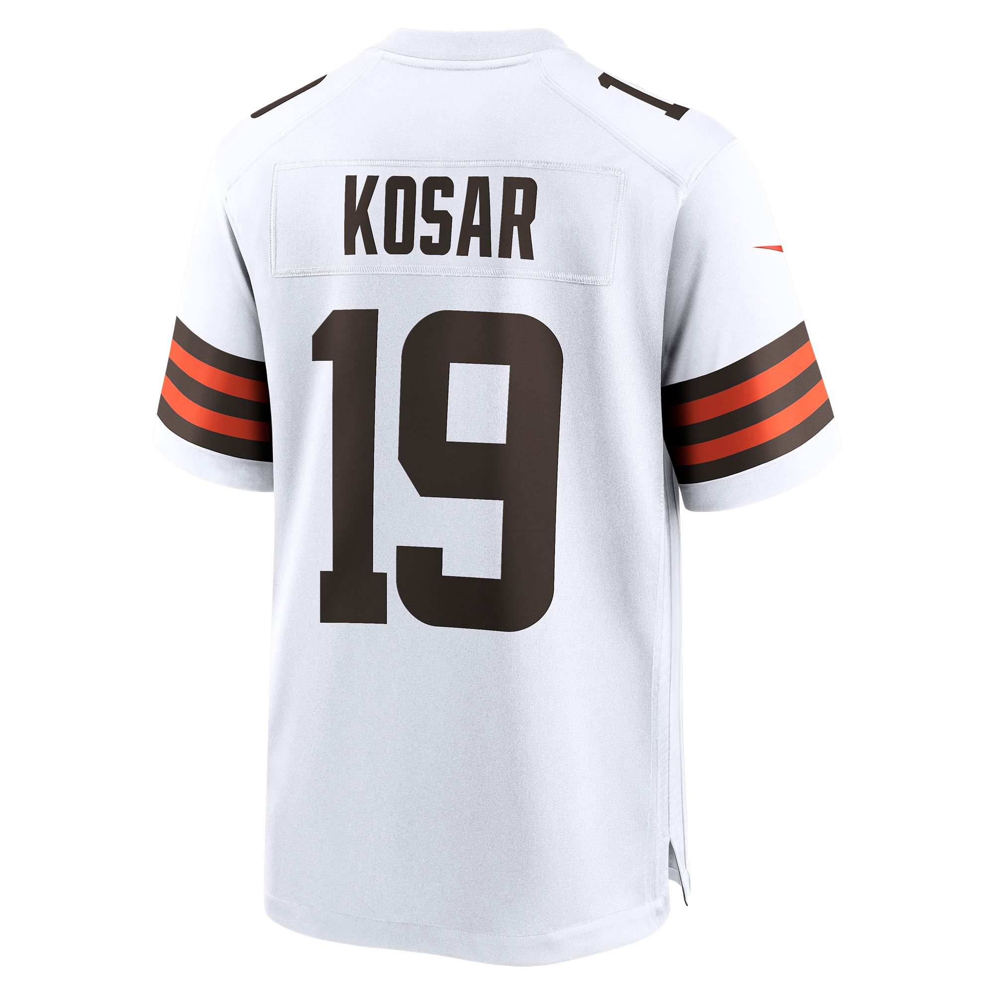 Cleveland Browns Bernie Kosar White Retired Player Game NFL Jersey Men's