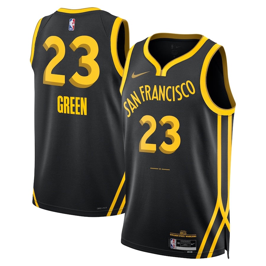 Draymond Green 23 Golden State Warriors 2023/24 City Edition Swingman Black NBA Jersey Men's