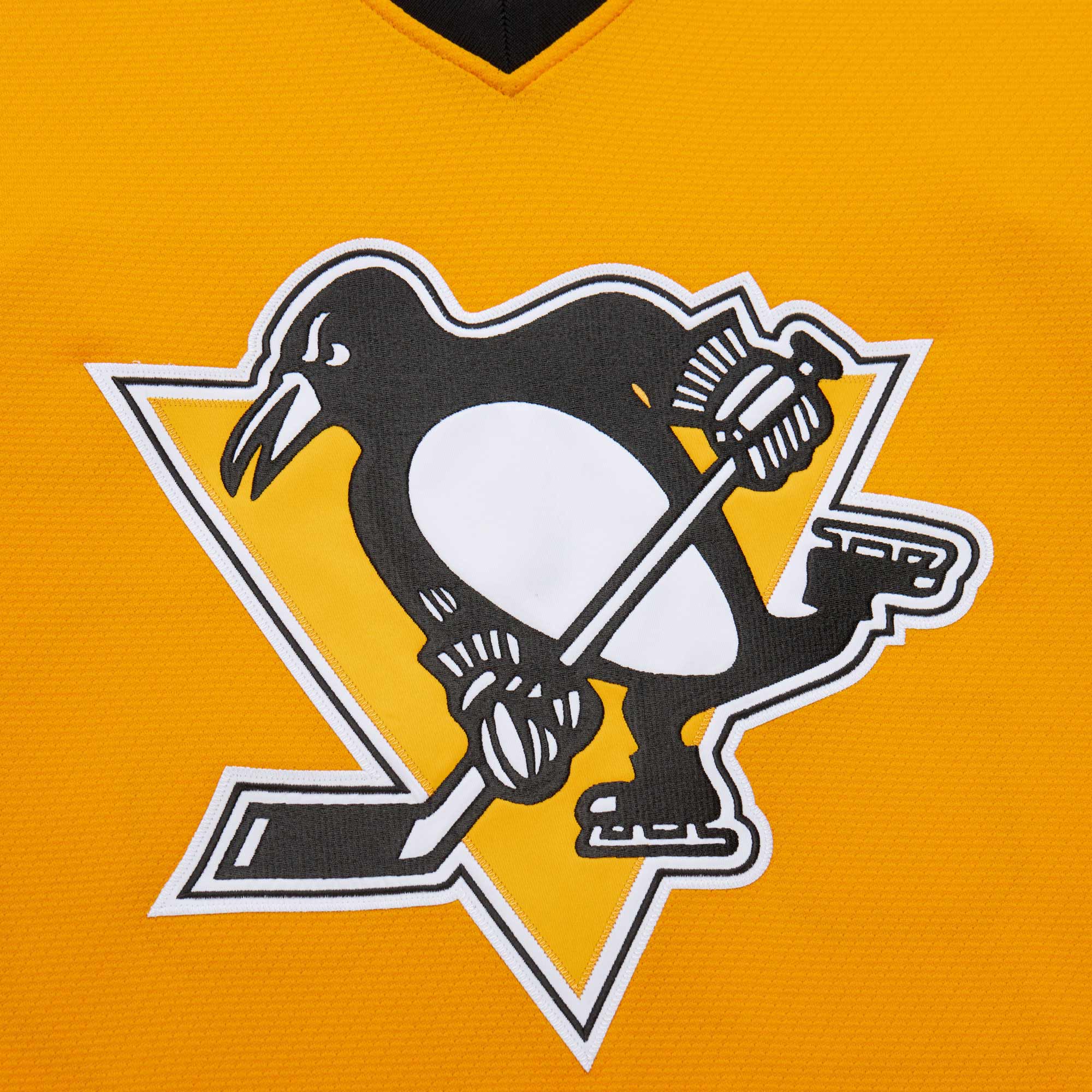 Pittsburgh Penguins Mario Lemieux Gold 1984-85 Power Play NHL Jersey Men's
