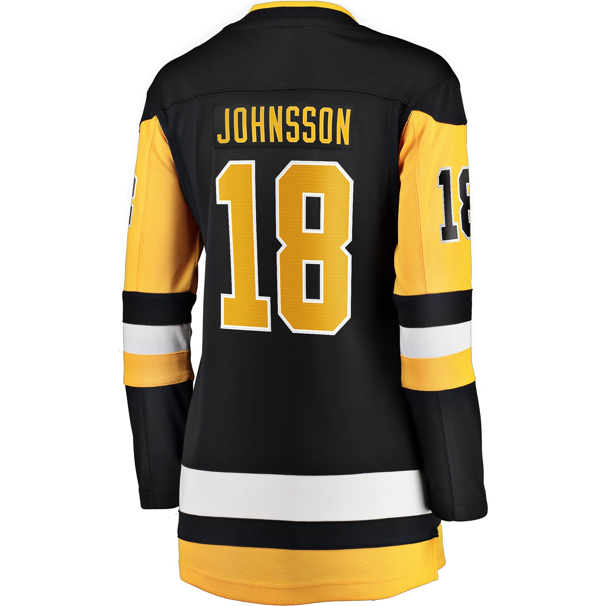 Pittsburgh Penguins Andreas Johnsson Black Home Breakaway Player NHL Jersey Women's