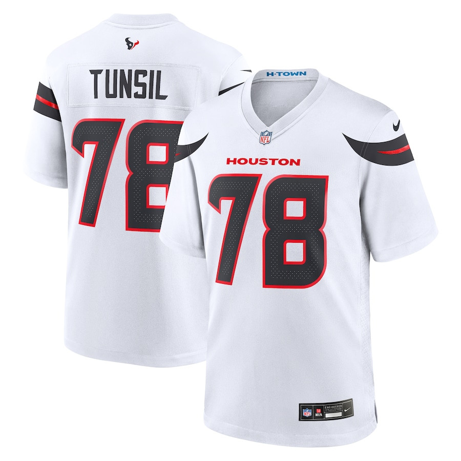Laremy Tunsil 78 Houston Texans Game White NFL Jersey Men's