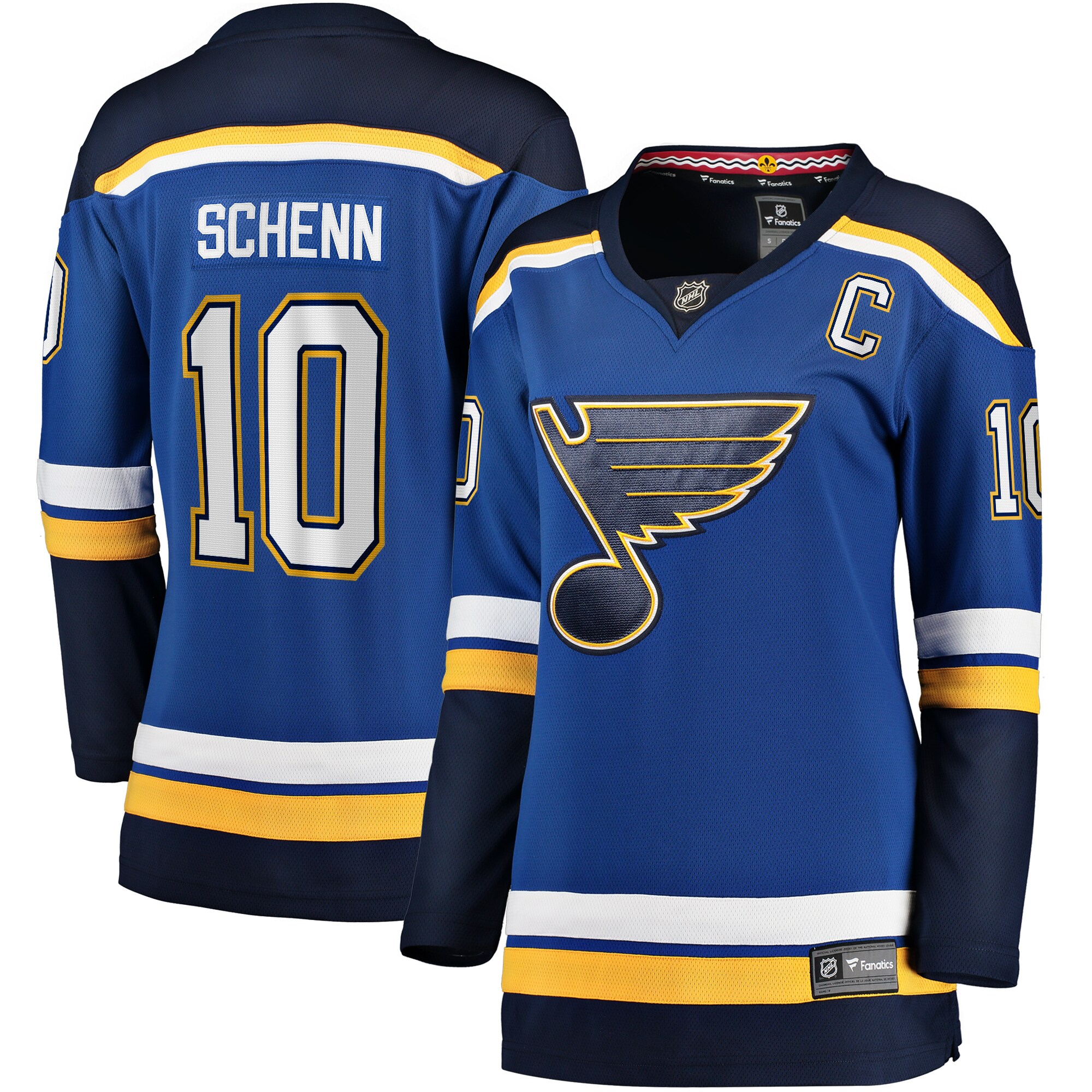 St. Louis Blues Brayden Schenn Blue Home Breakaway Player NHL Jersey Women's