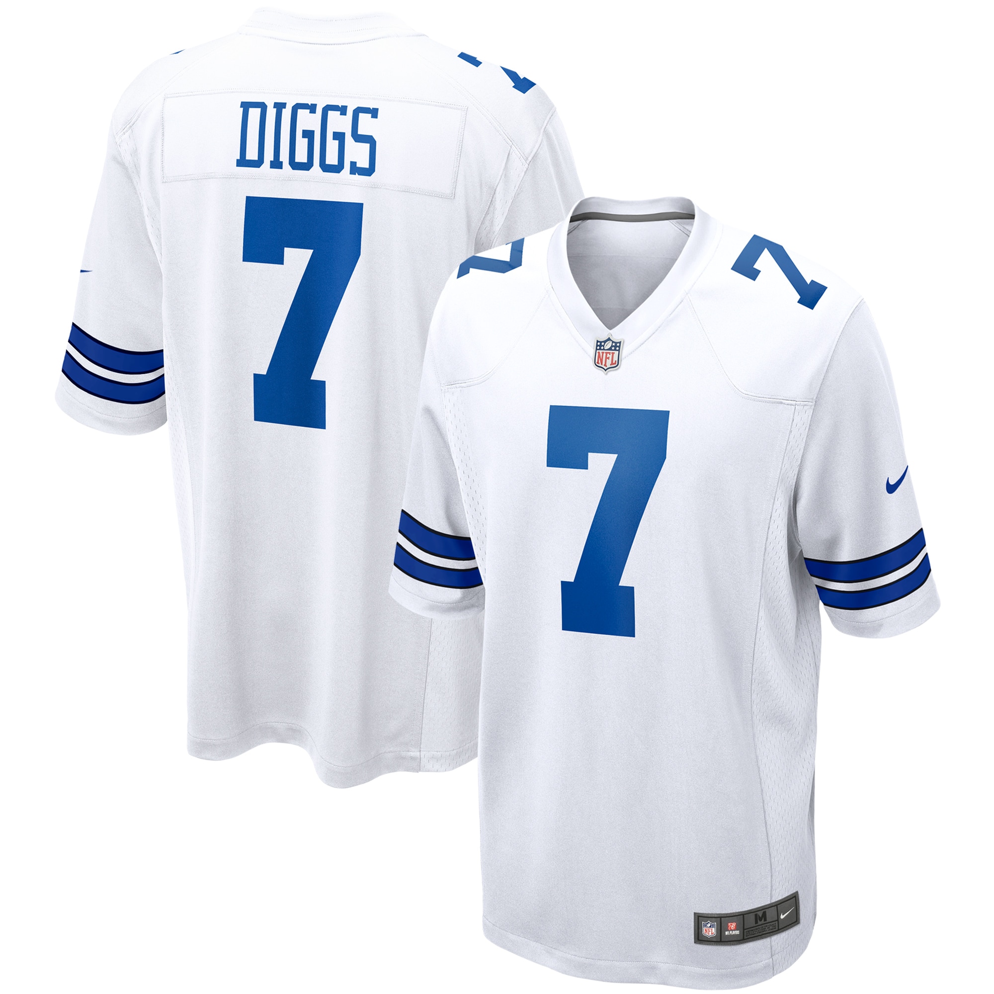 Dallas Cowboys Trevon Diggs White Game NFL Jersey Men's