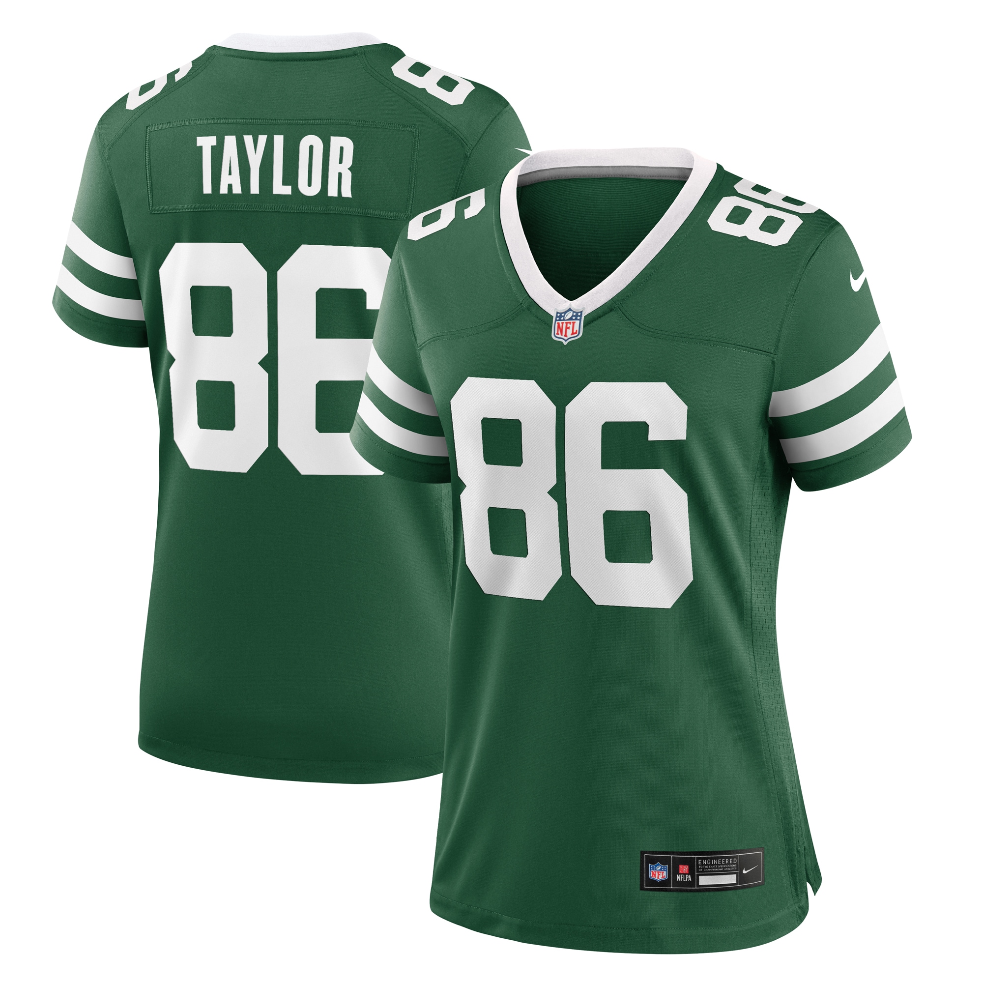 New York Jets Malik Taylor Legacy Green Team Game NFL Jersey Women's