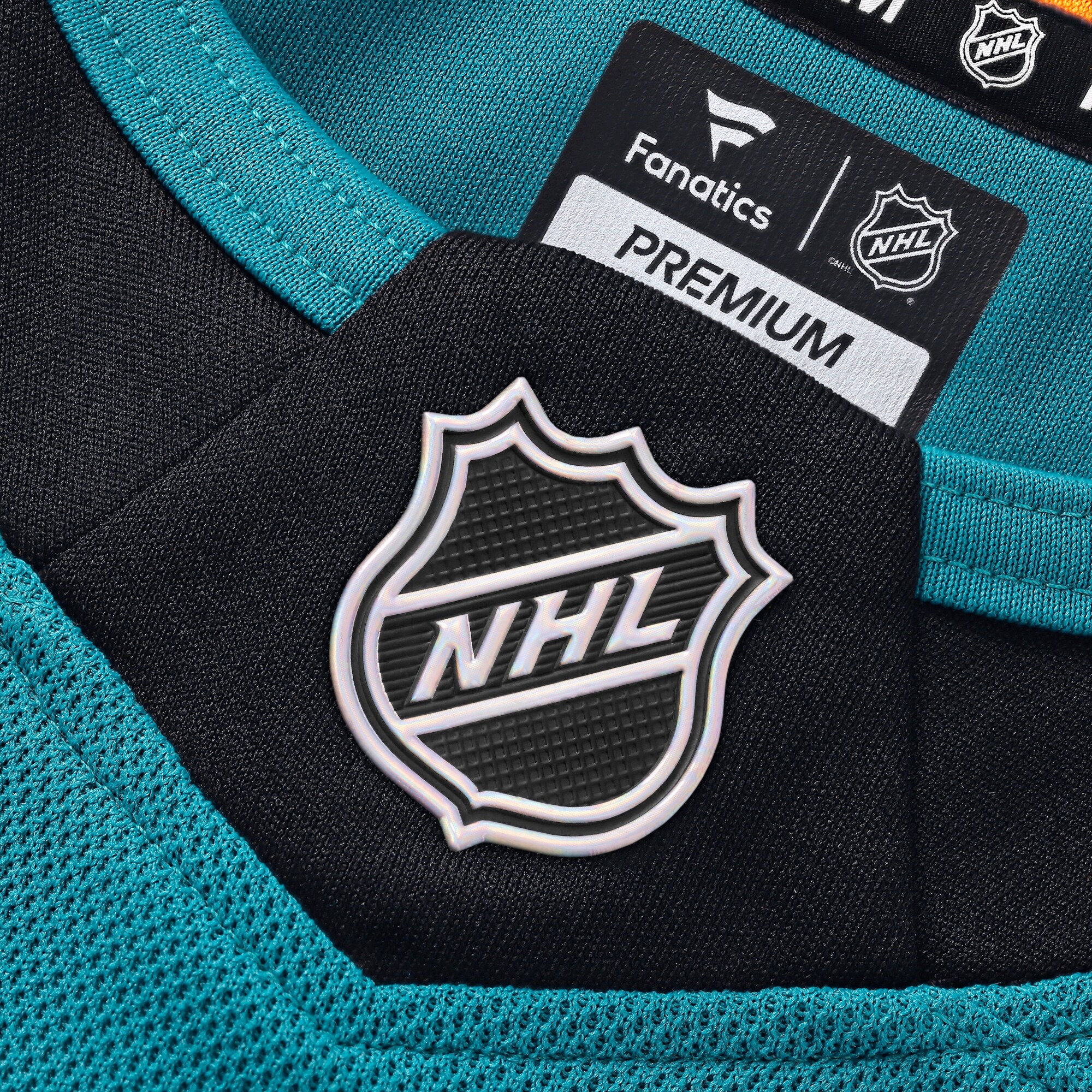 San Jose Sharks Logan Couture Teal Home Premium NHL Jersey Men's