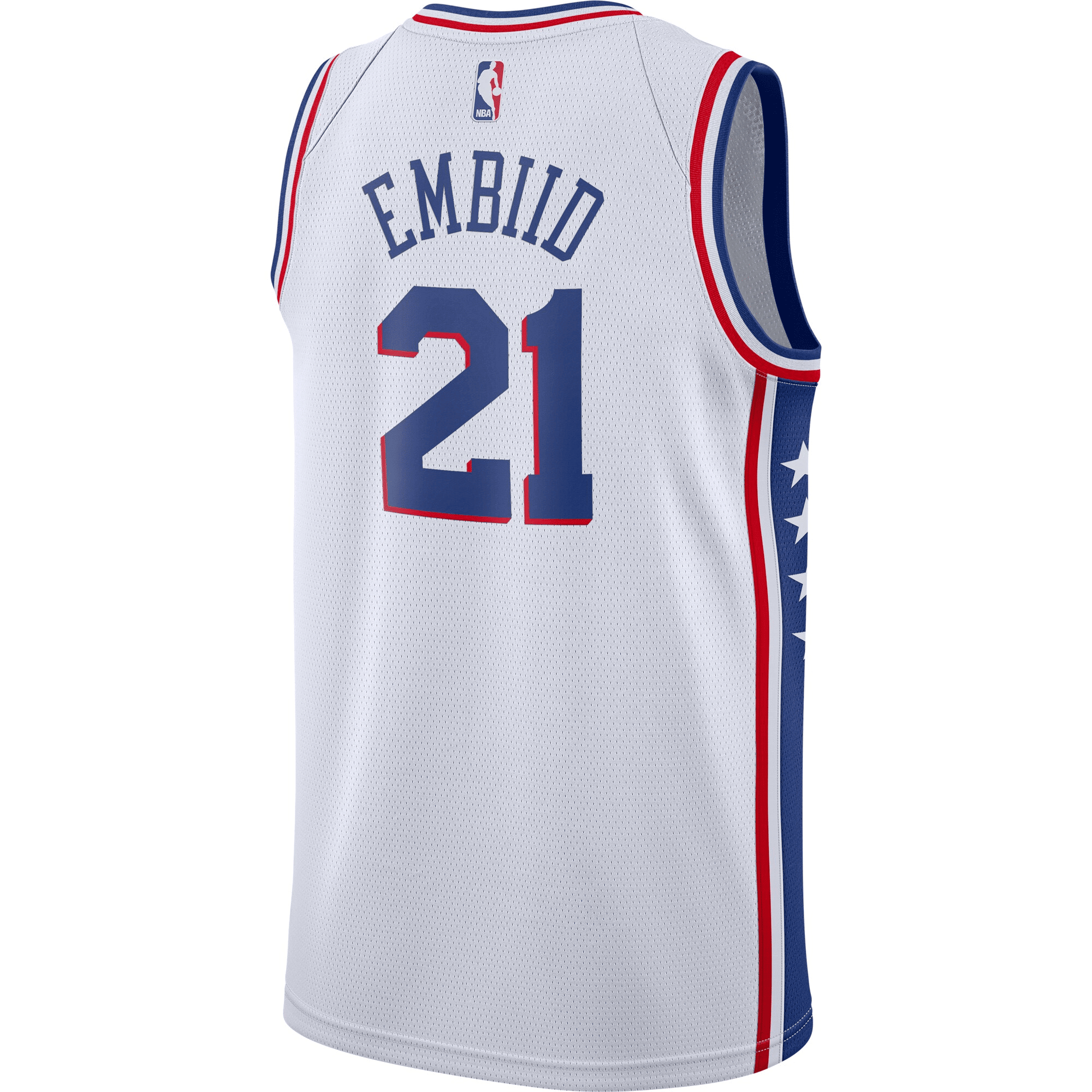 Joel Embiid Philadelphia 76ers Swingman White Association Edition NBA Jersey Men's