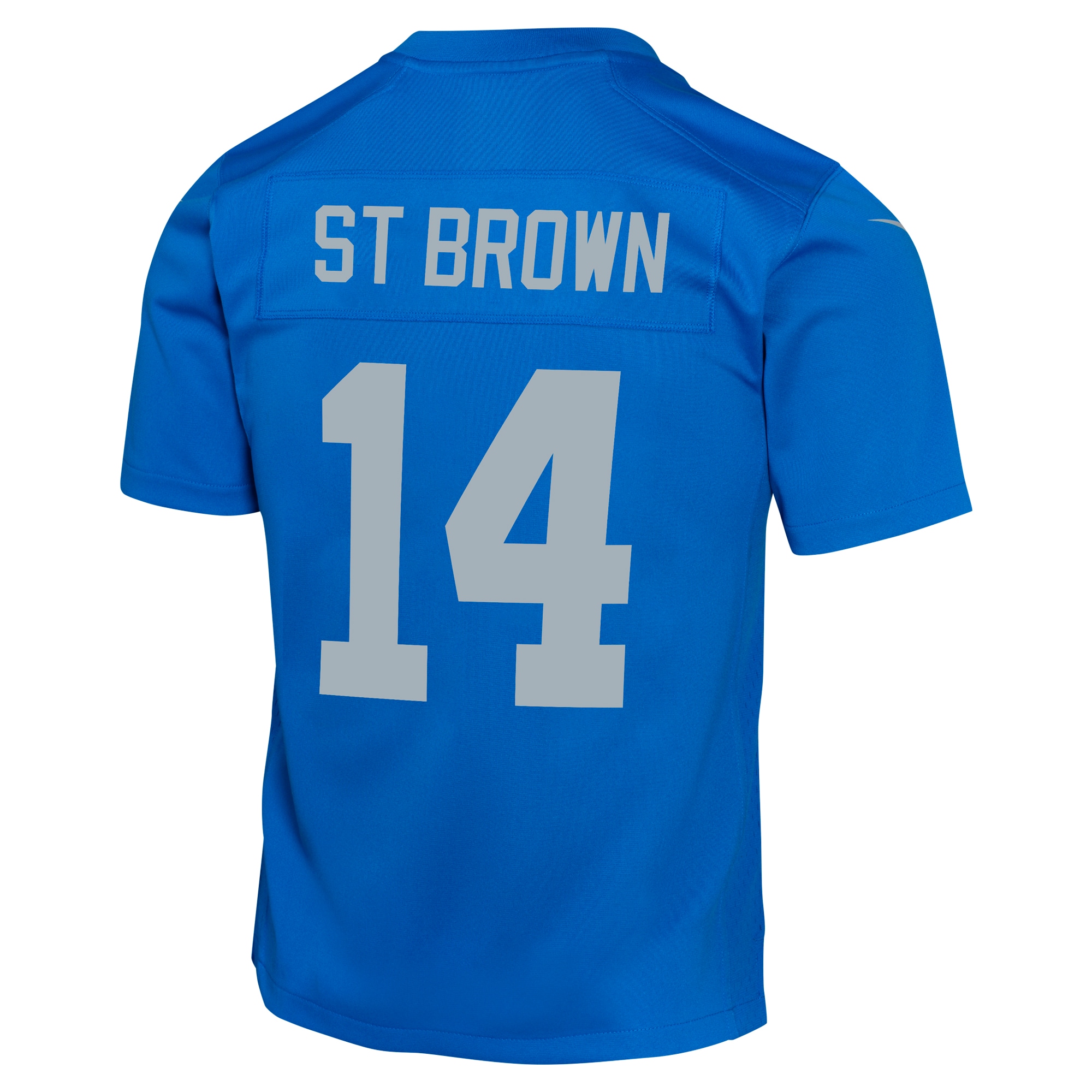 Detroit Lions Amon-Ra St. Brown Blue Alternate Game NFL Jersey Youth