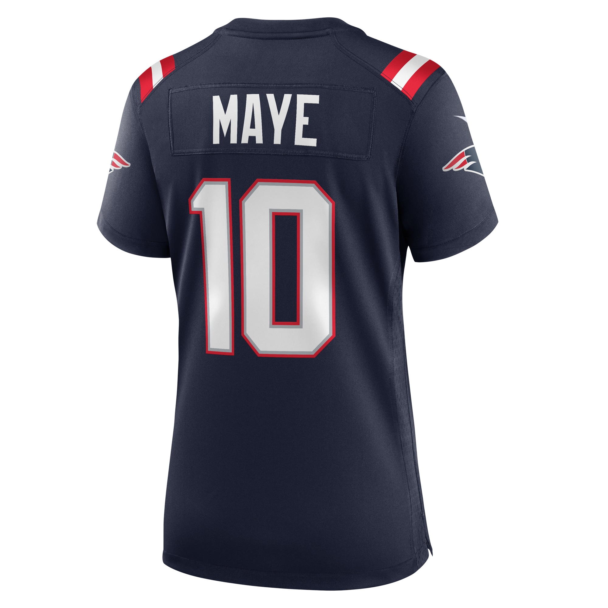 New England Patriots Drake Maye Navy Player Game NFL Jersey Women's