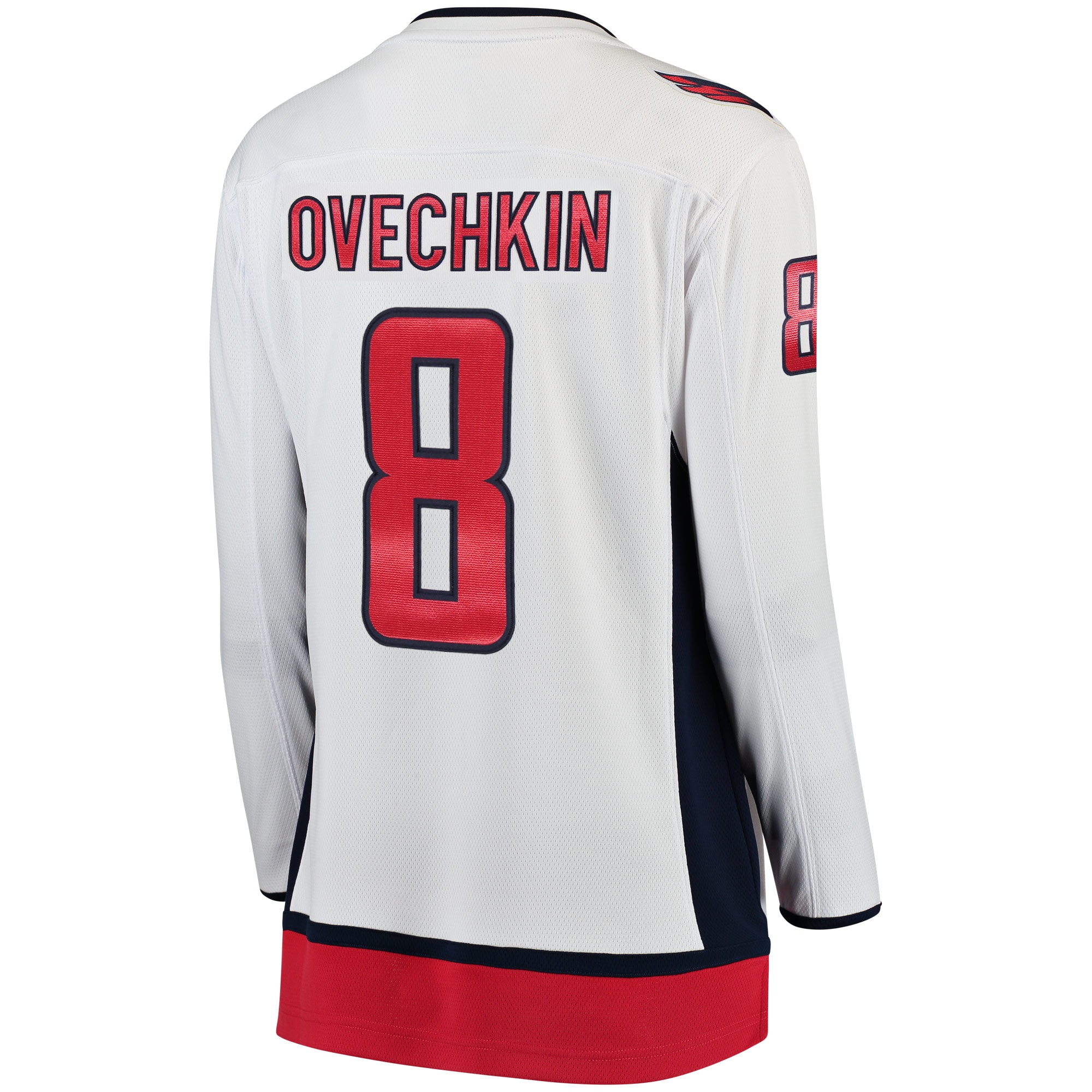 Washington Capitals Alexander Ovechkin White Breakaway Player NHL Jersey Women's